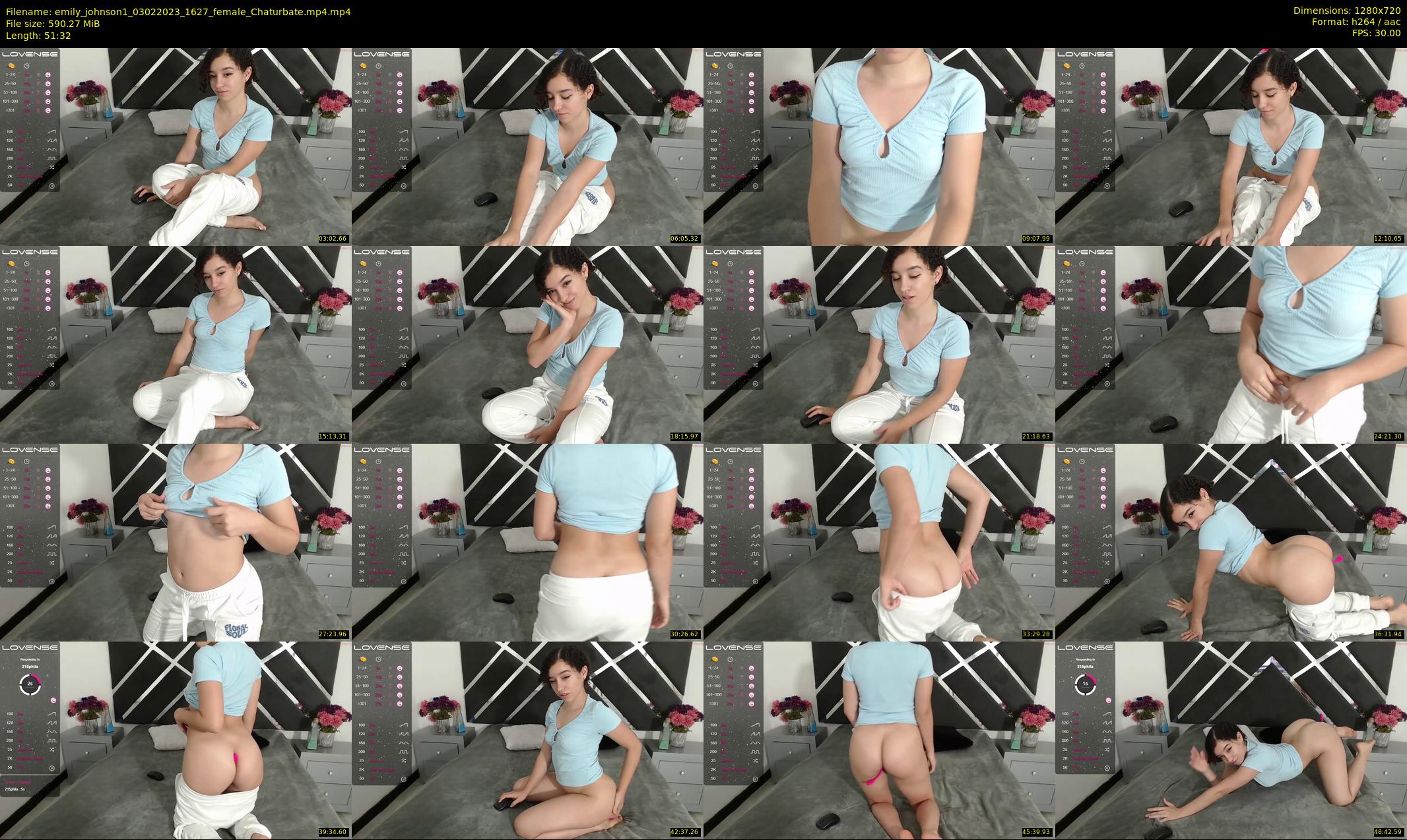 emily_johnson1 — 52 minute Chaturbate female cam show recording, 720p, Feb 3, 2023
