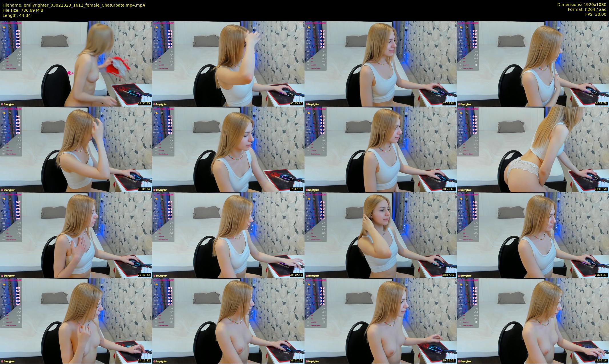 emilyrighter — 45 minute Chaturbate female cam show recording, 1080p, Feb 3, 2023