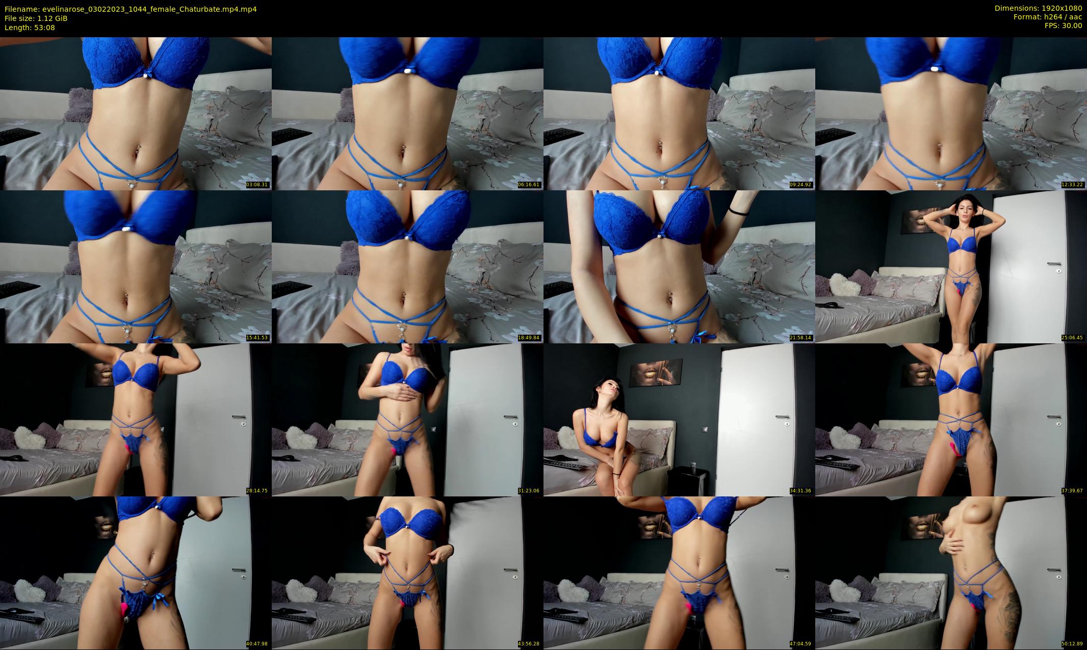 evelinarose — 54 minute Chaturbate female cam show recording, 1080p, Feb 3, 2023