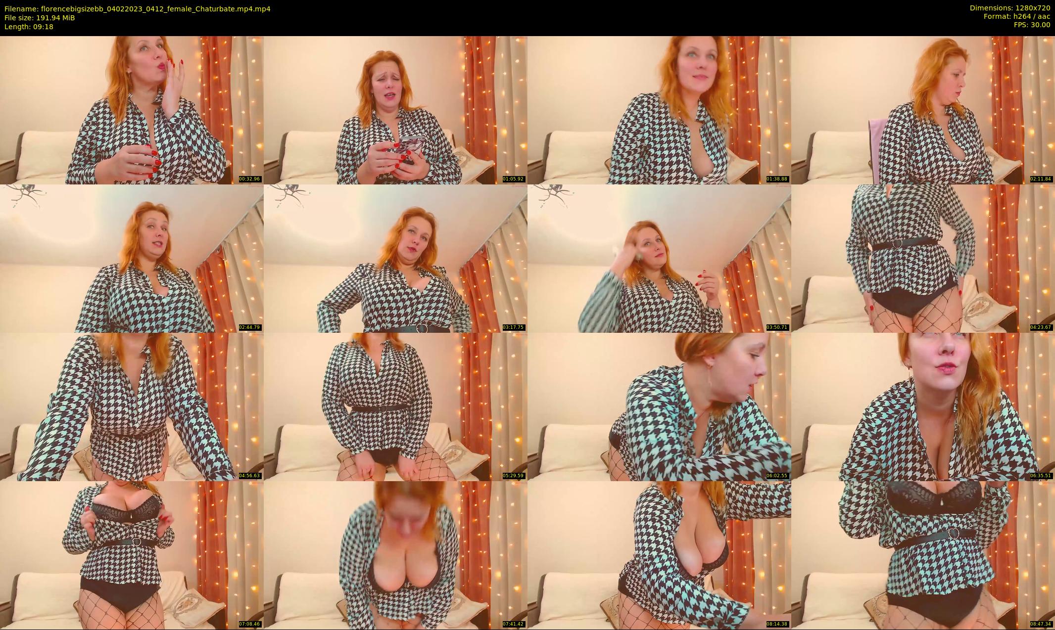 florencebigsizebb — 10 minute Chaturbate female cam show recording, 720p, Feb 4, 2023
