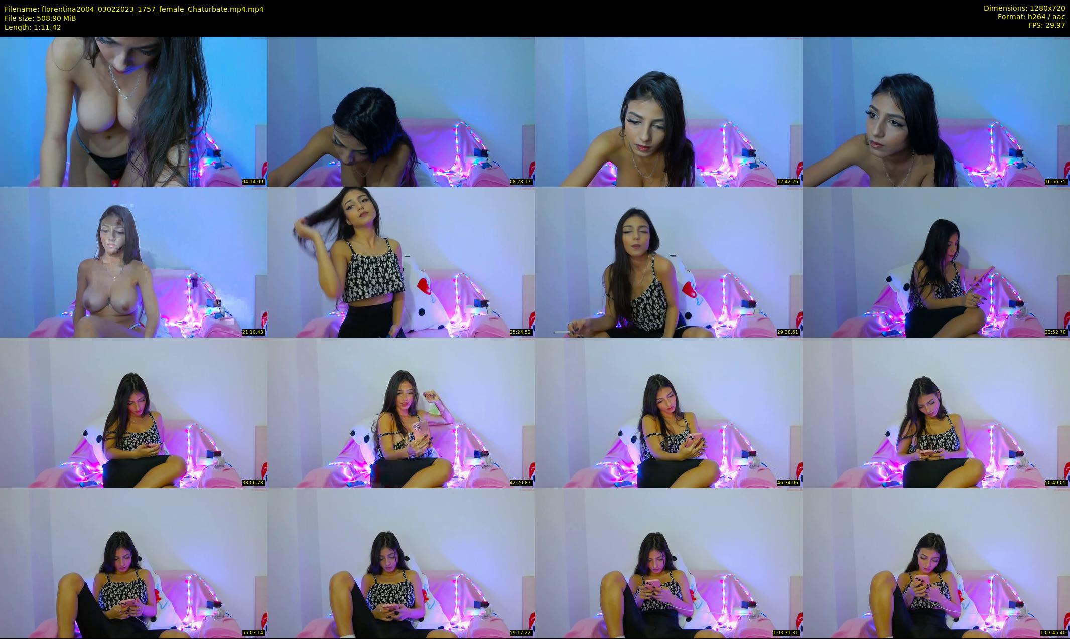 florentina2004 — 72 minute Chaturbate female cam show recording, 720p, Feb 3, 2023