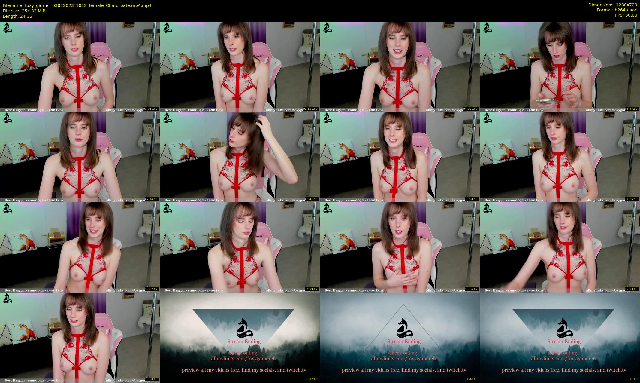 foxy_gamer — 25 minute Chaturbate female cam show recording, 720p, Feb 3, 2023
