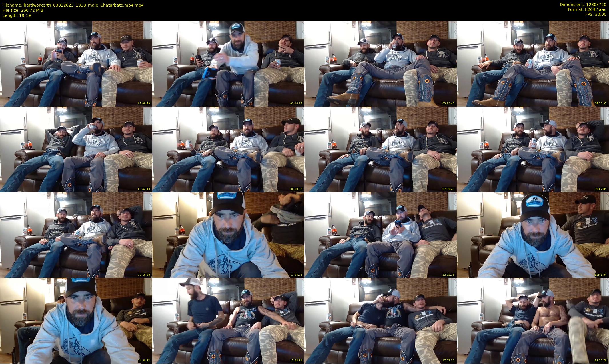 hardworkertn — 20 minute Chaturbate male cam show recording, 720p, Feb 3, 2023