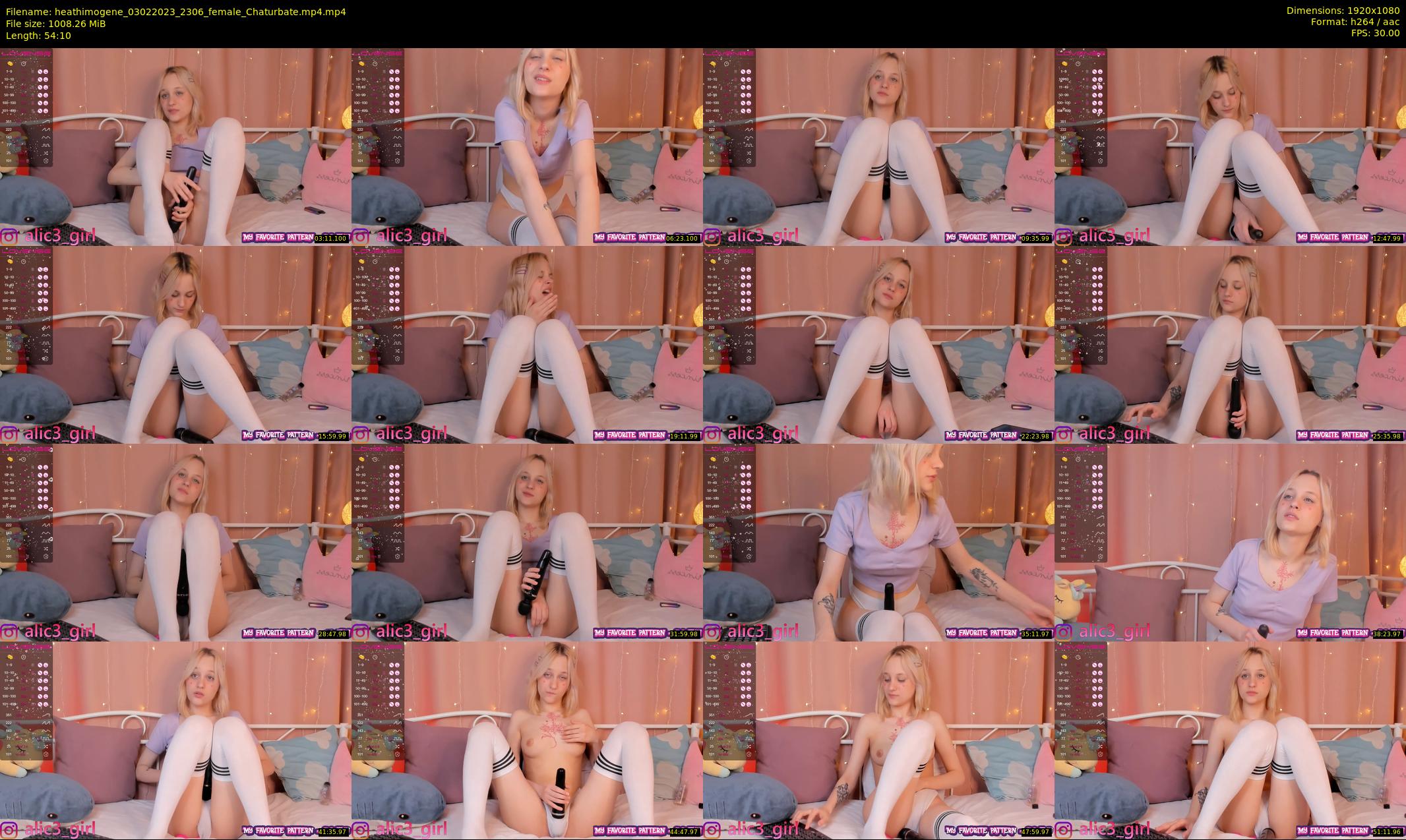 heathimogene — 55 minute Chaturbate female cam show recording, 1080p, Feb 3, 2023