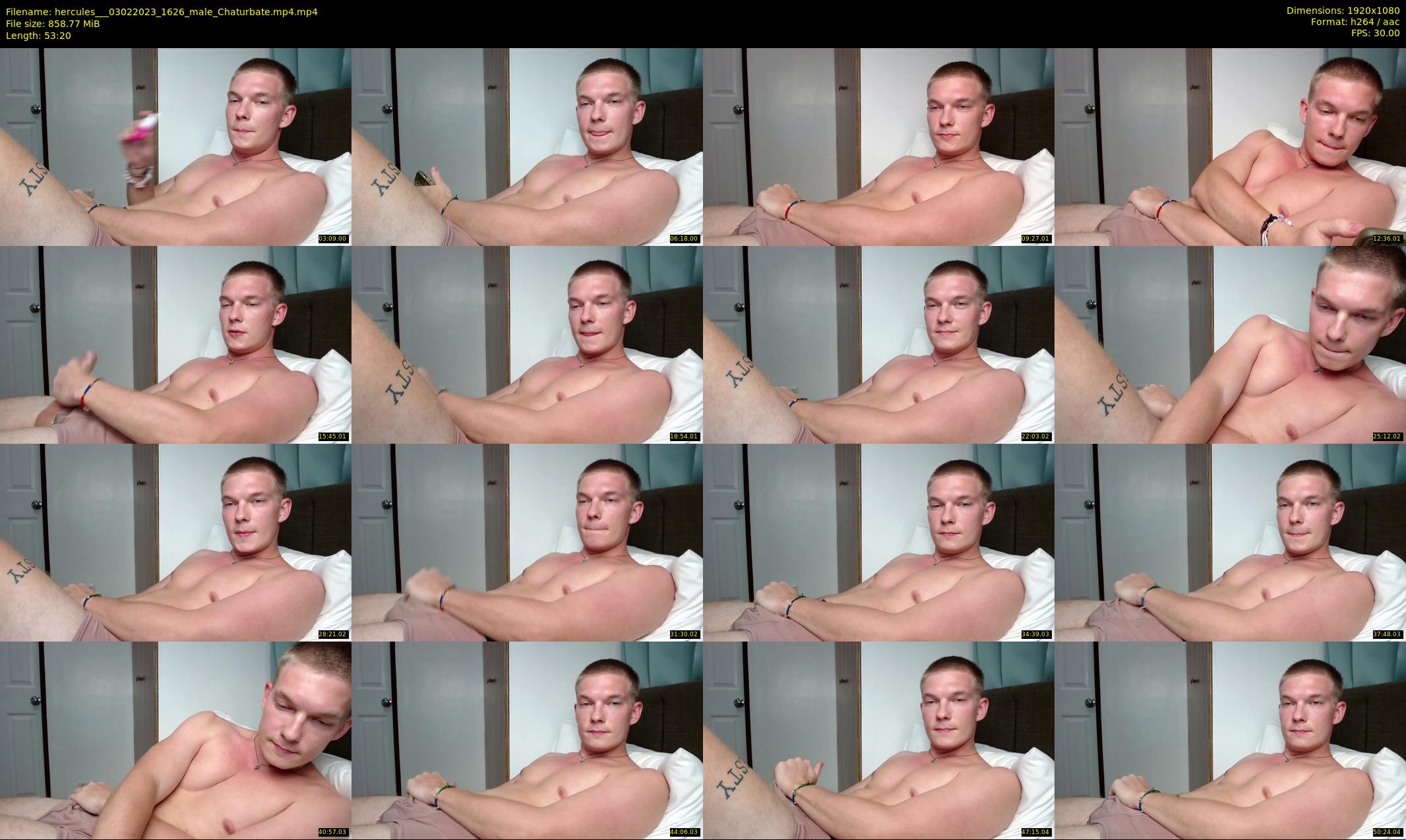 hercules__ — 54 minute Chaturbate male cam show recording, 1080p, Feb 3, 2023
