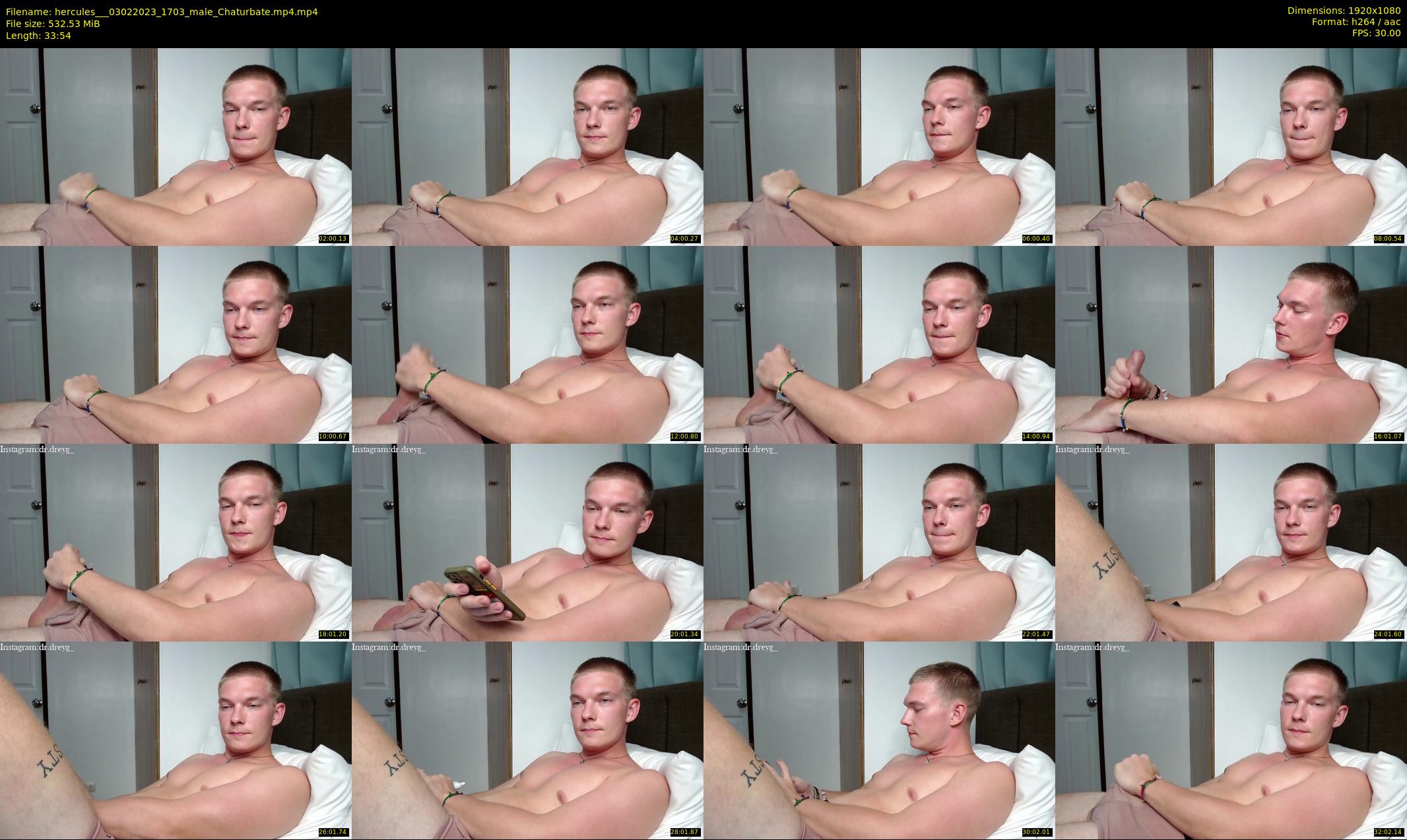 hercules__ — 34 minute Chaturbate male cam show recording, 1080p, Feb 3, 2023
