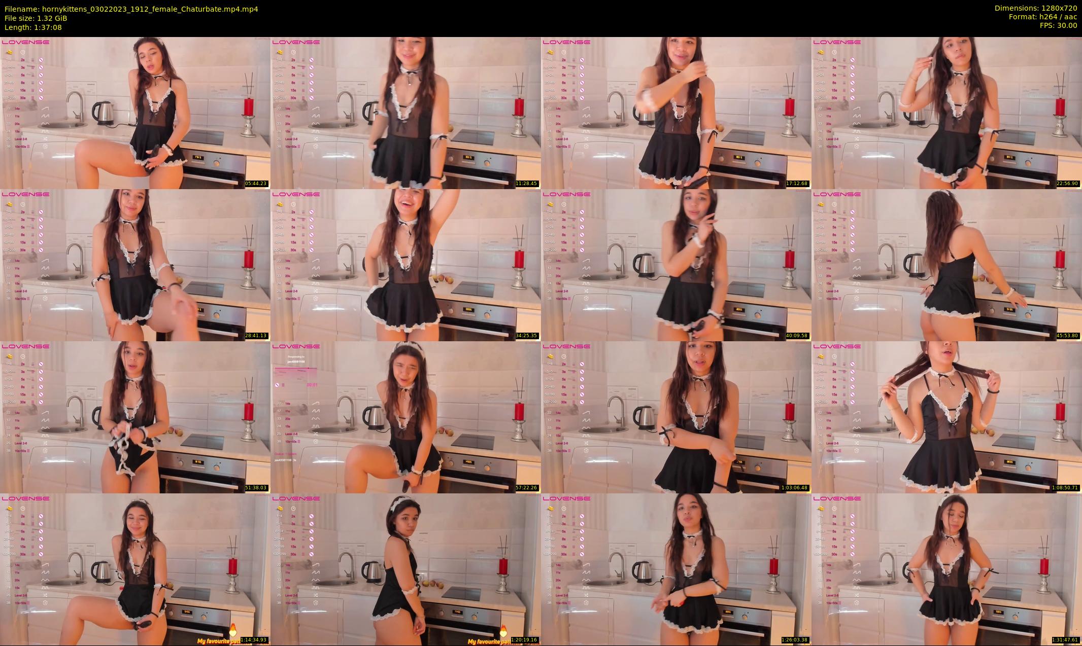 hornykittens — 98 minute Chaturbate couple cam show recording, 720p, Feb 3, 2023