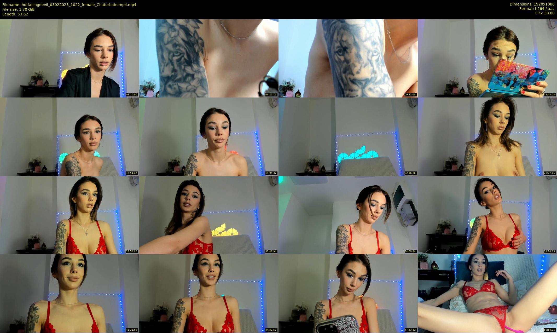 hotfallingdevil — 54 minute Chaturbate female cam show recording, 1080p, Feb 3, 2023