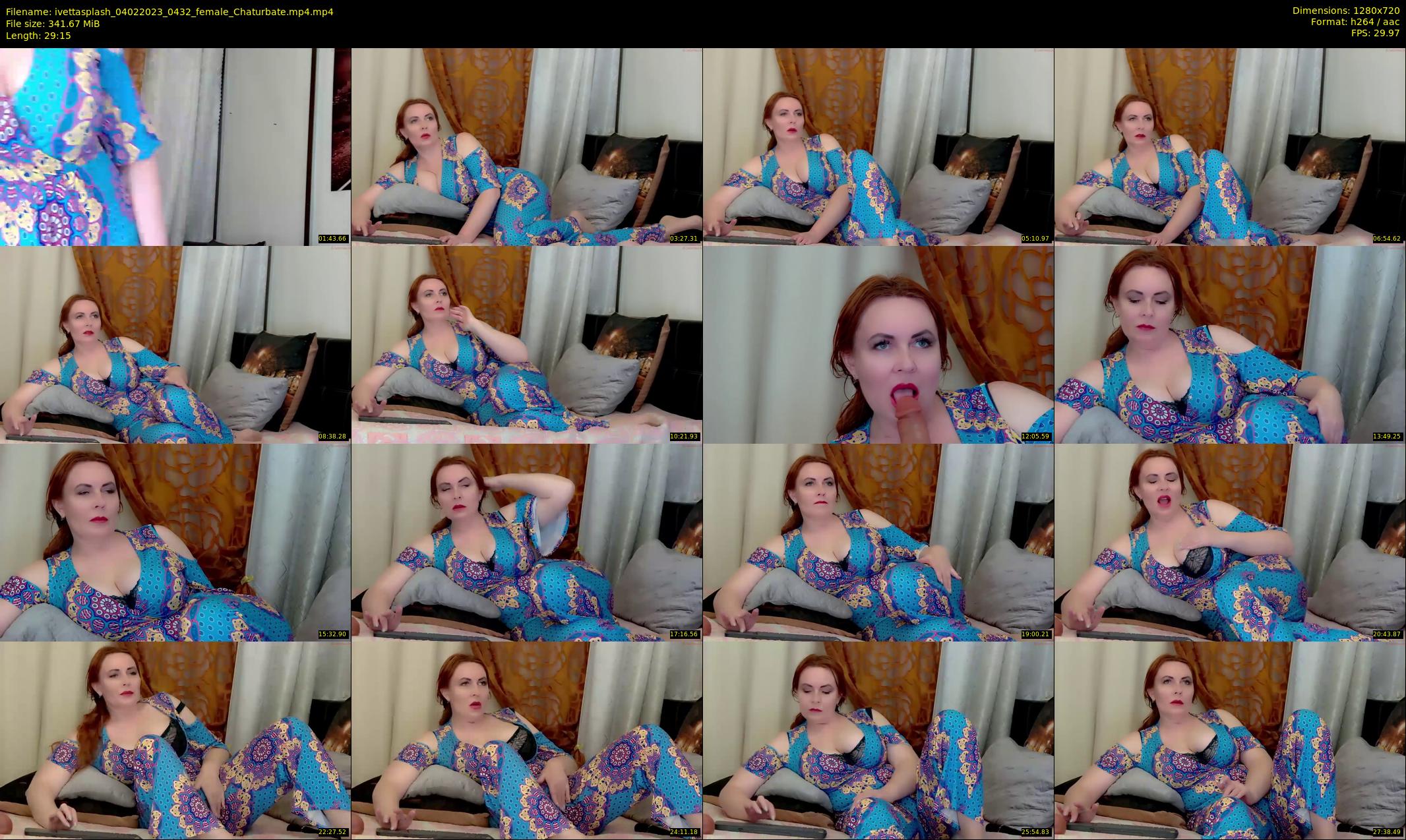 ivettasplash — 30 minute Chaturbate female cam show recording, 720p, Feb 4, 2023