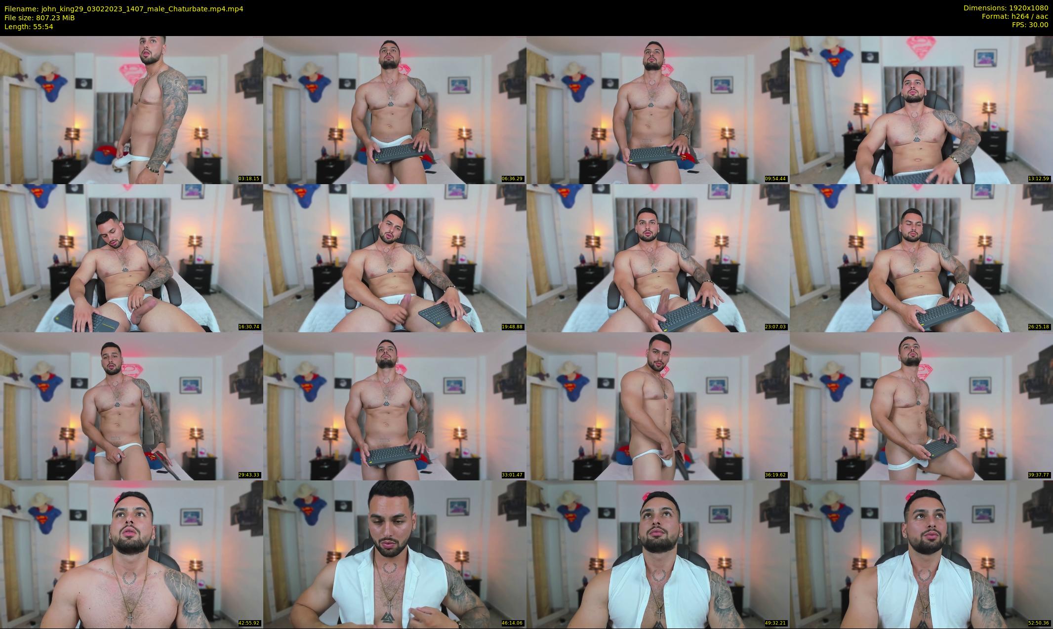 john_king29 — 56 minute Chaturbate male cam show recording, 1080p, Feb 3, 2023
