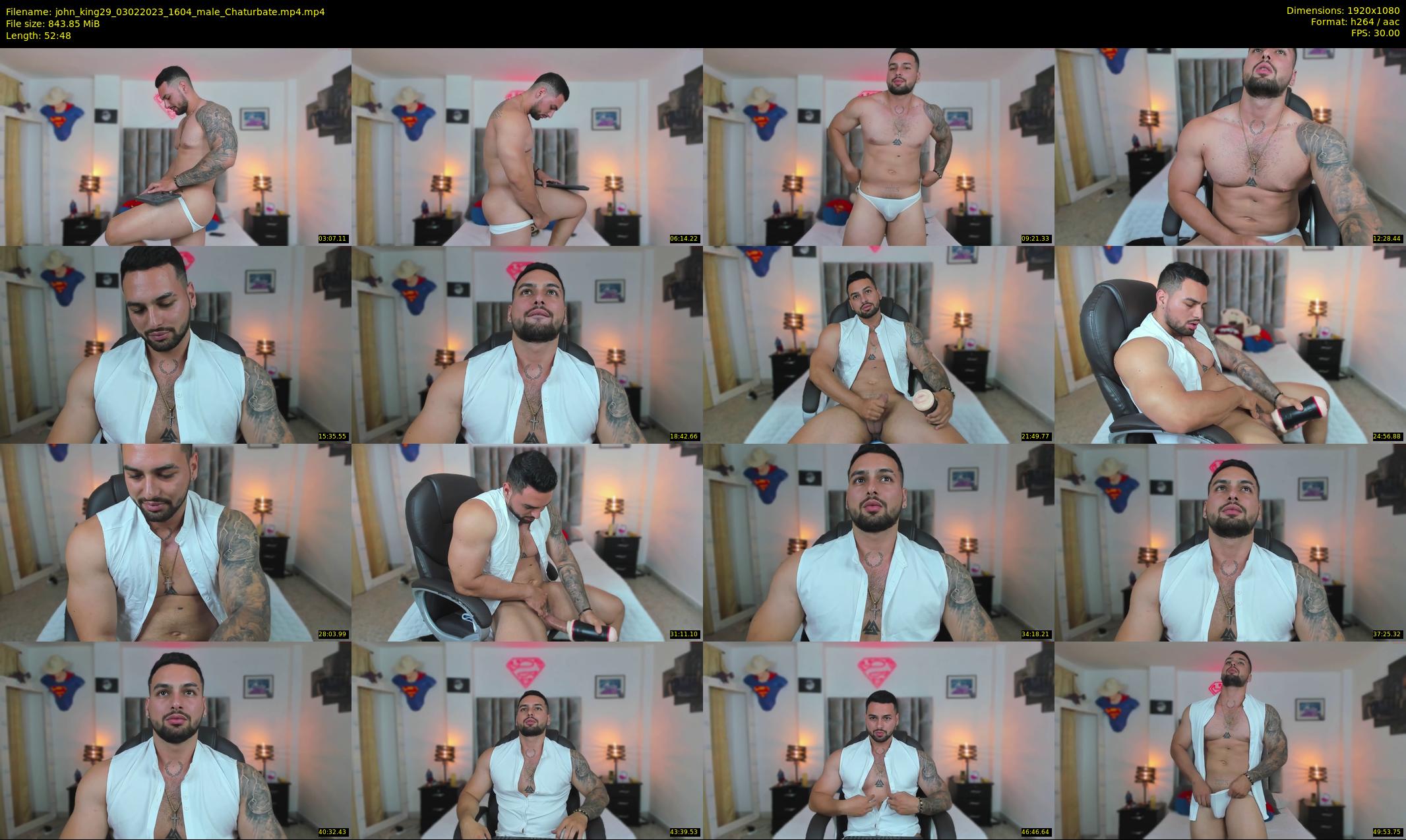 john_king29 — 53 minute Chaturbate male cam show recording, 1080p, Feb 3, 2023