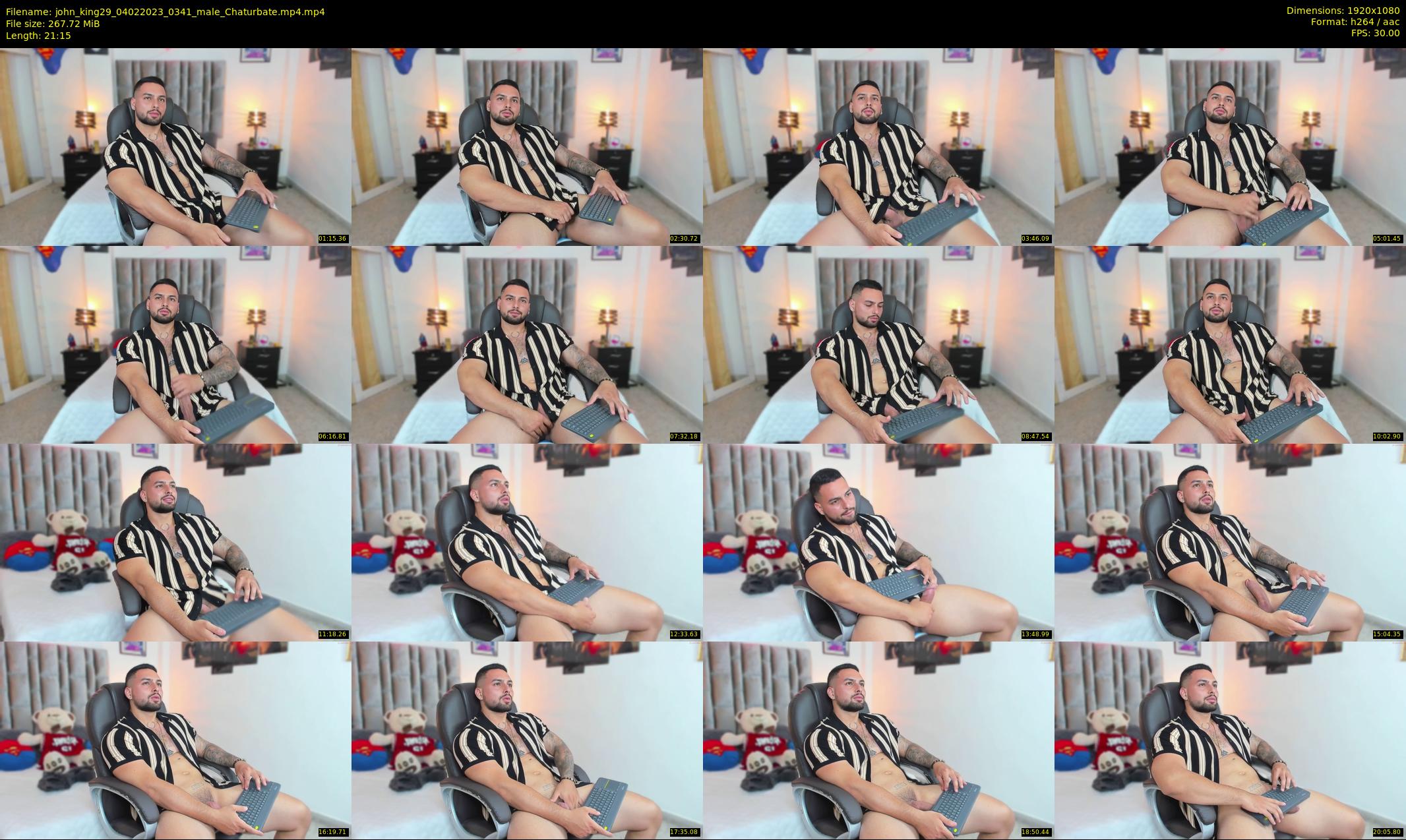 john_king29 — 22 minute Chaturbate male cam show recording, 1080p, Feb 4, 2023