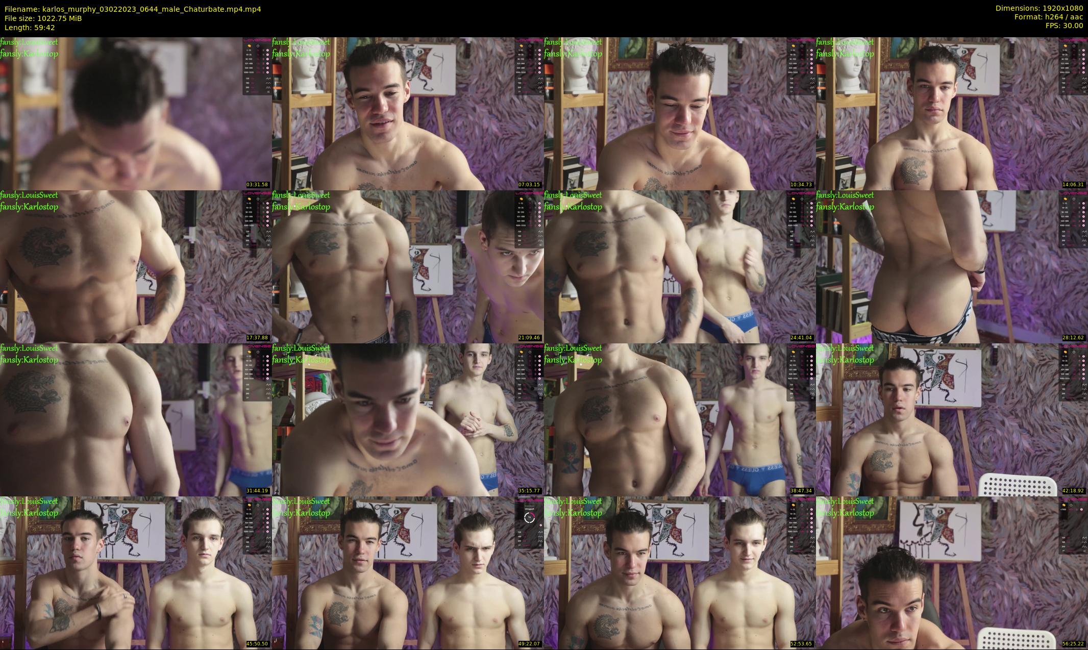 karlos_murphy — 60 minute Chaturbate male cam show recording, 1080p, Feb 3, 2023