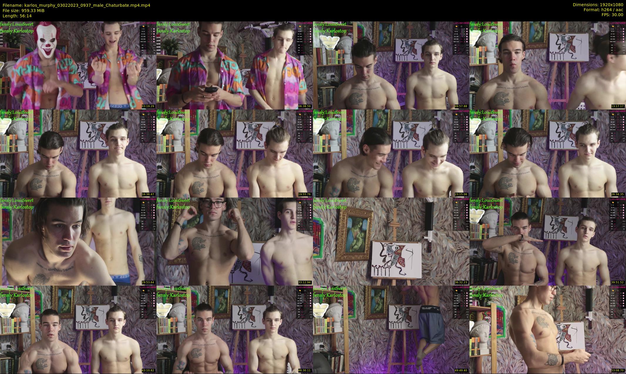karlos_murphy — 57 minute Chaturbate male cam show recording, 1080p, Feb 3, 2023