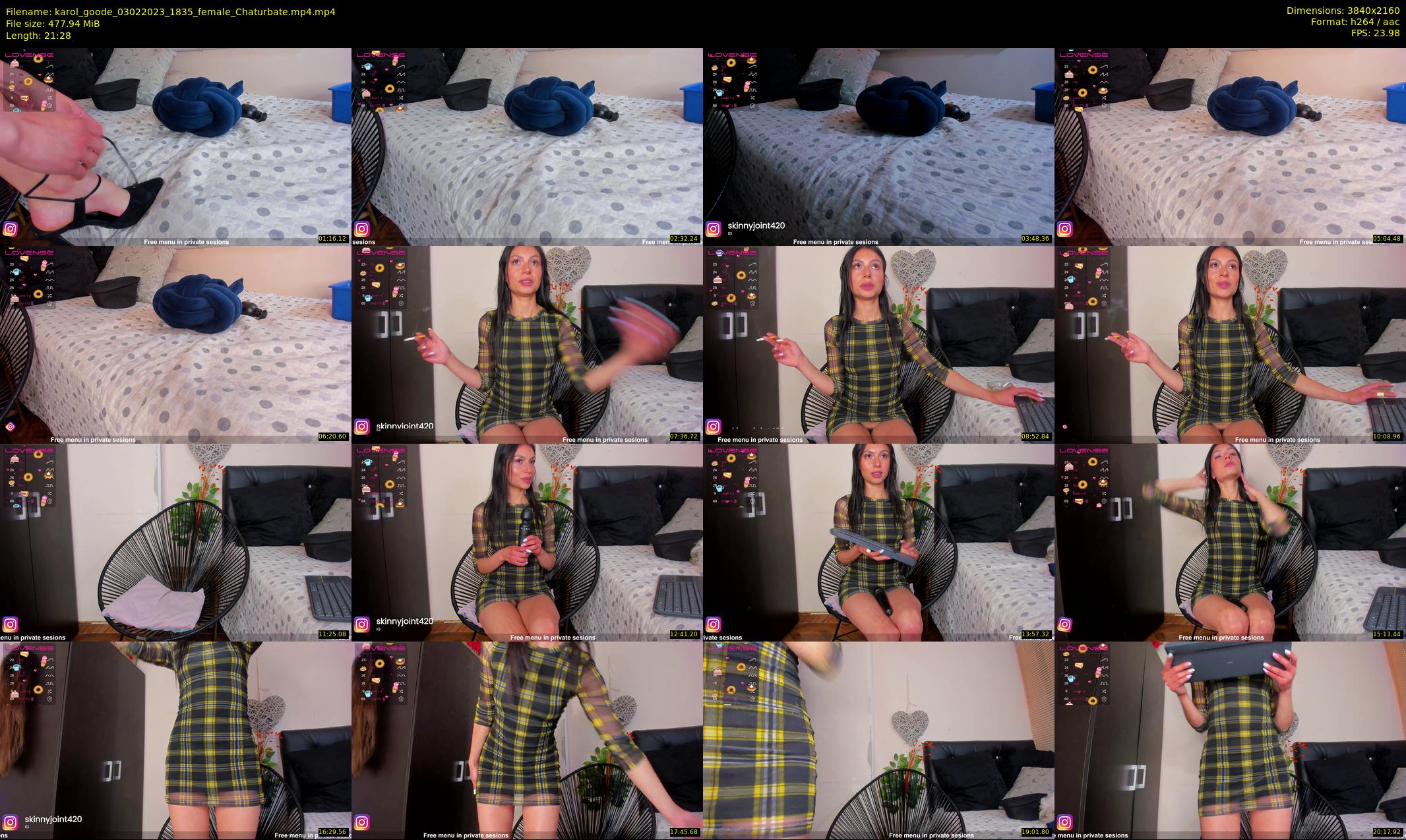karol_goode — 22 minute Chaturbate female cam show recording, 4K, Feb 3, 2023