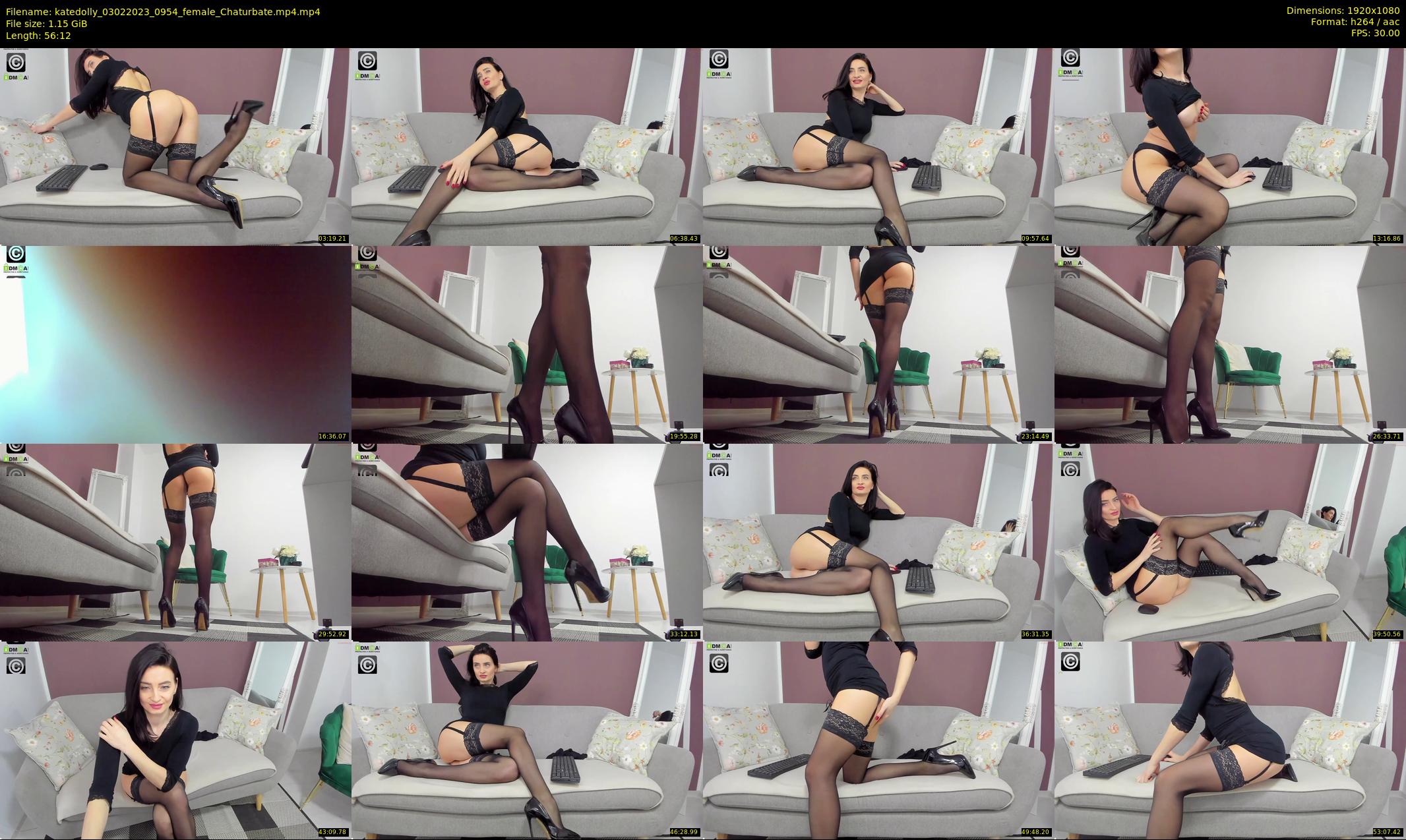 katedolly — 57 minute Chaturbate female cam show recording, 1080p, Feb 3, 2023