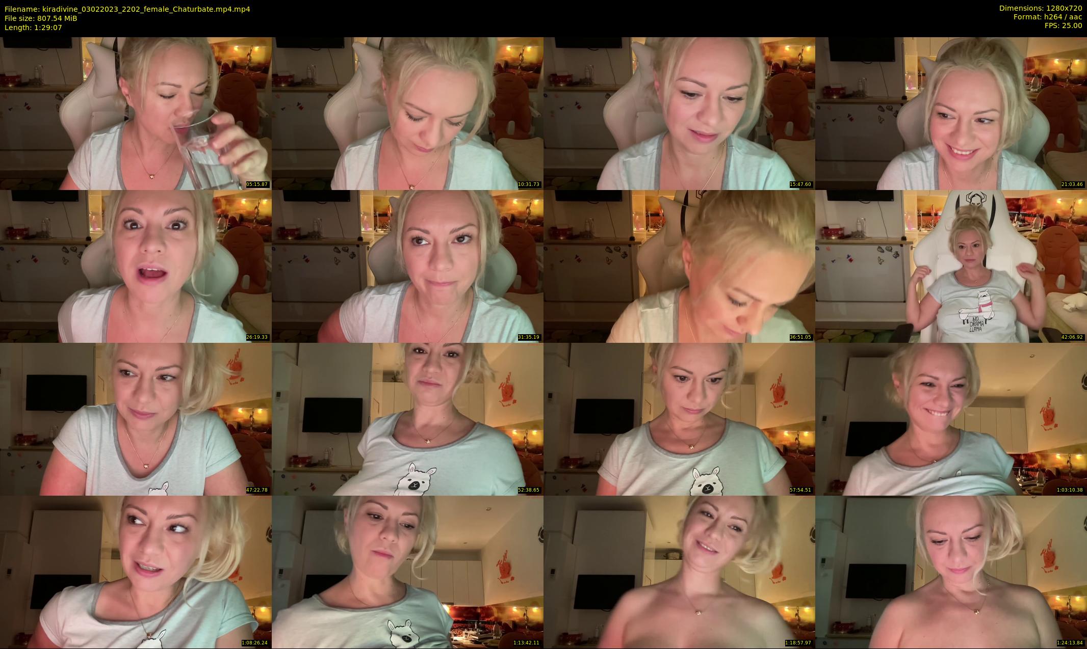 kiradivine — 90 minute Chaturbate female cam show recording, 720p, Feb 3, 2023