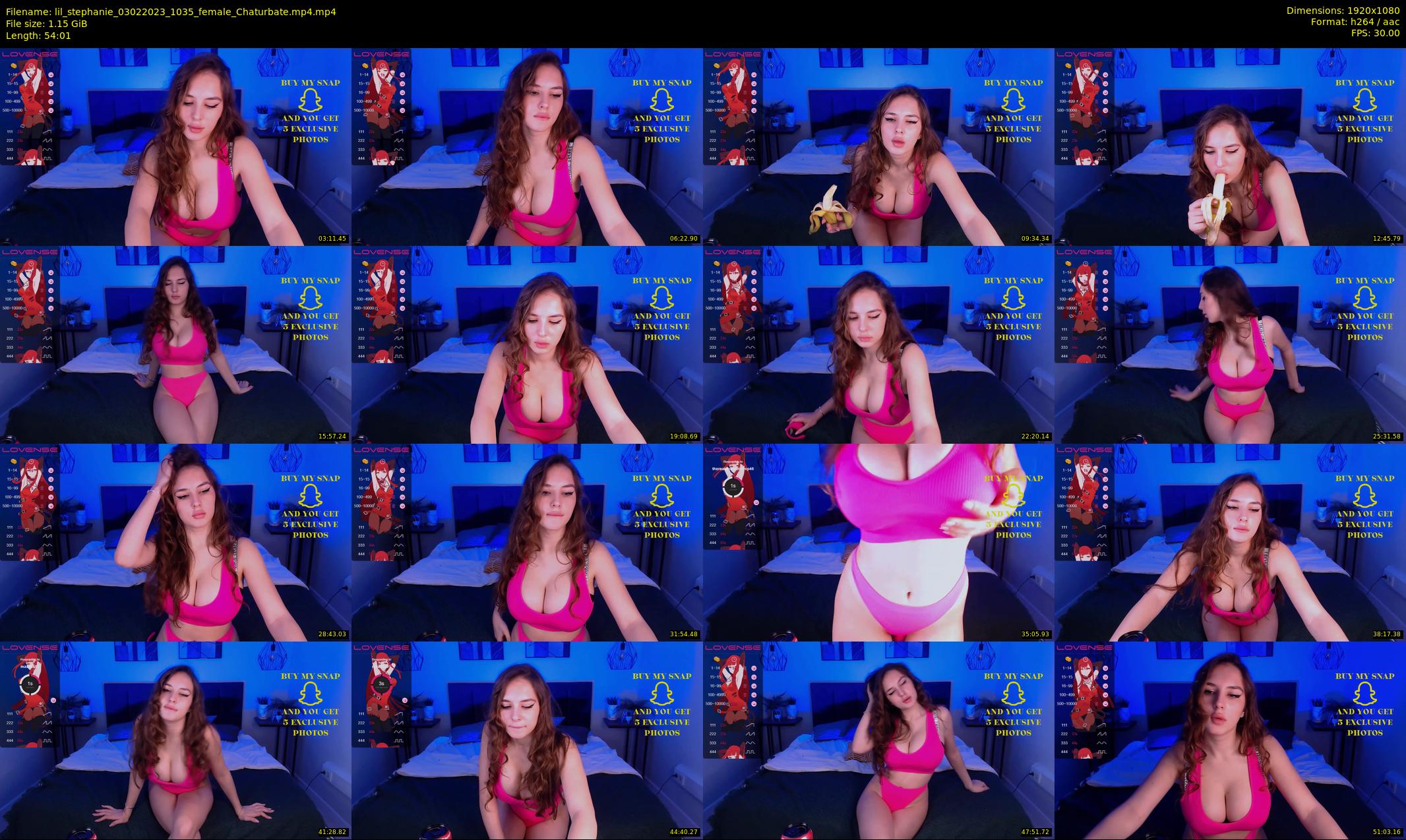 lil_stephanie — 55 minute Chaturbate female cam show recording, 1080p, Feb 3, 2023