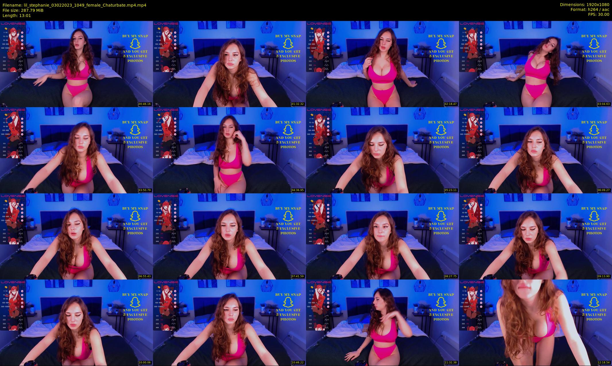 lil_stephanie — 14 minute Chaturbate female cam show recording, 1080p, Feb 3, 2023
