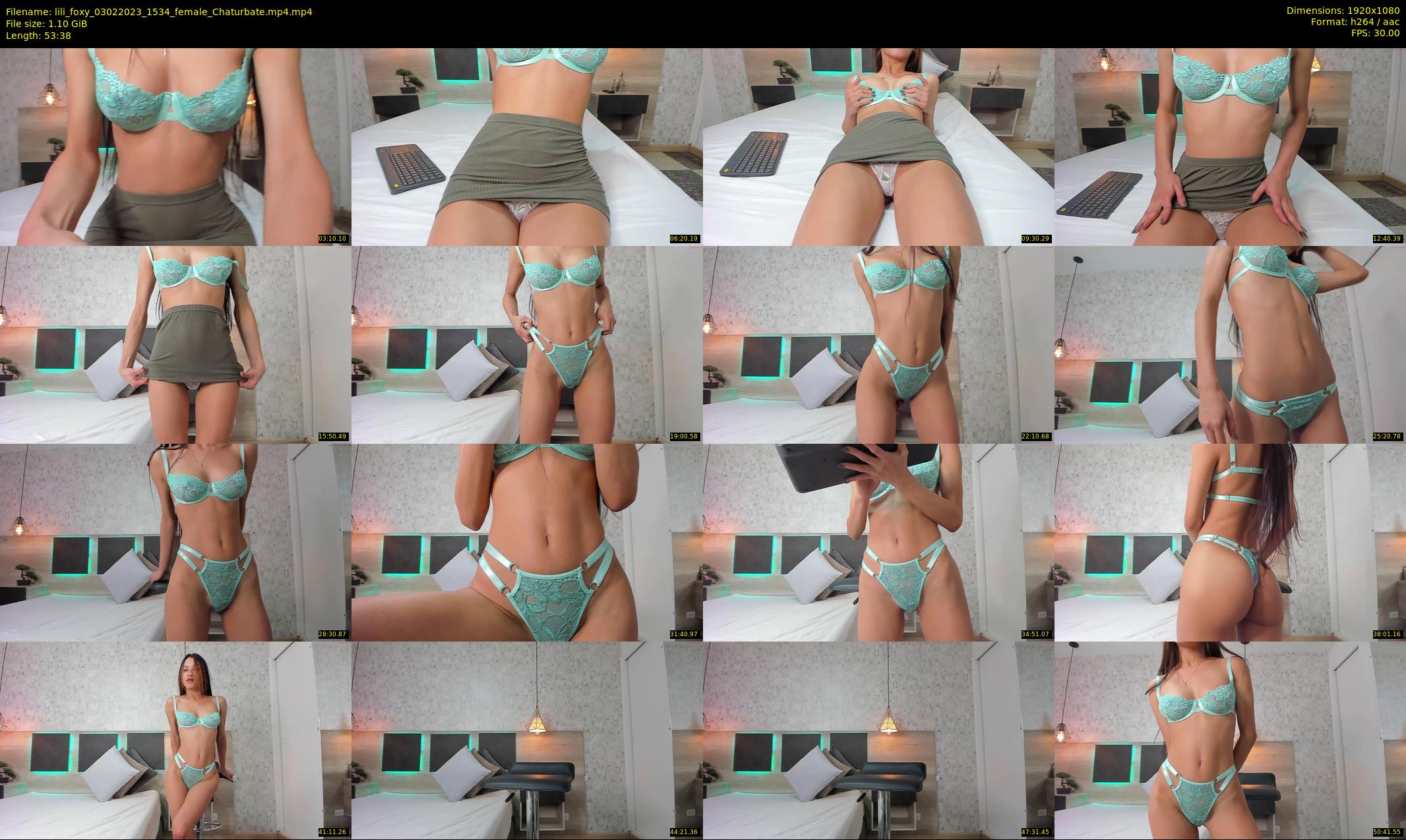 lili_foxy — 54 minute Chaturbate female cam show recording, 1080p, Feb 3, 2023