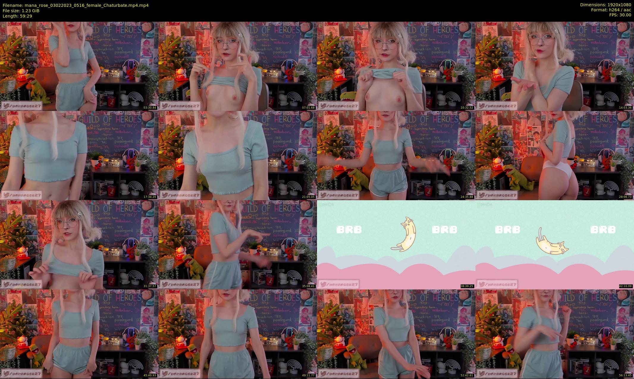 mana_rose — 60 minute Chaturbate female cam show recording, 1080p, Feb 3, 2023