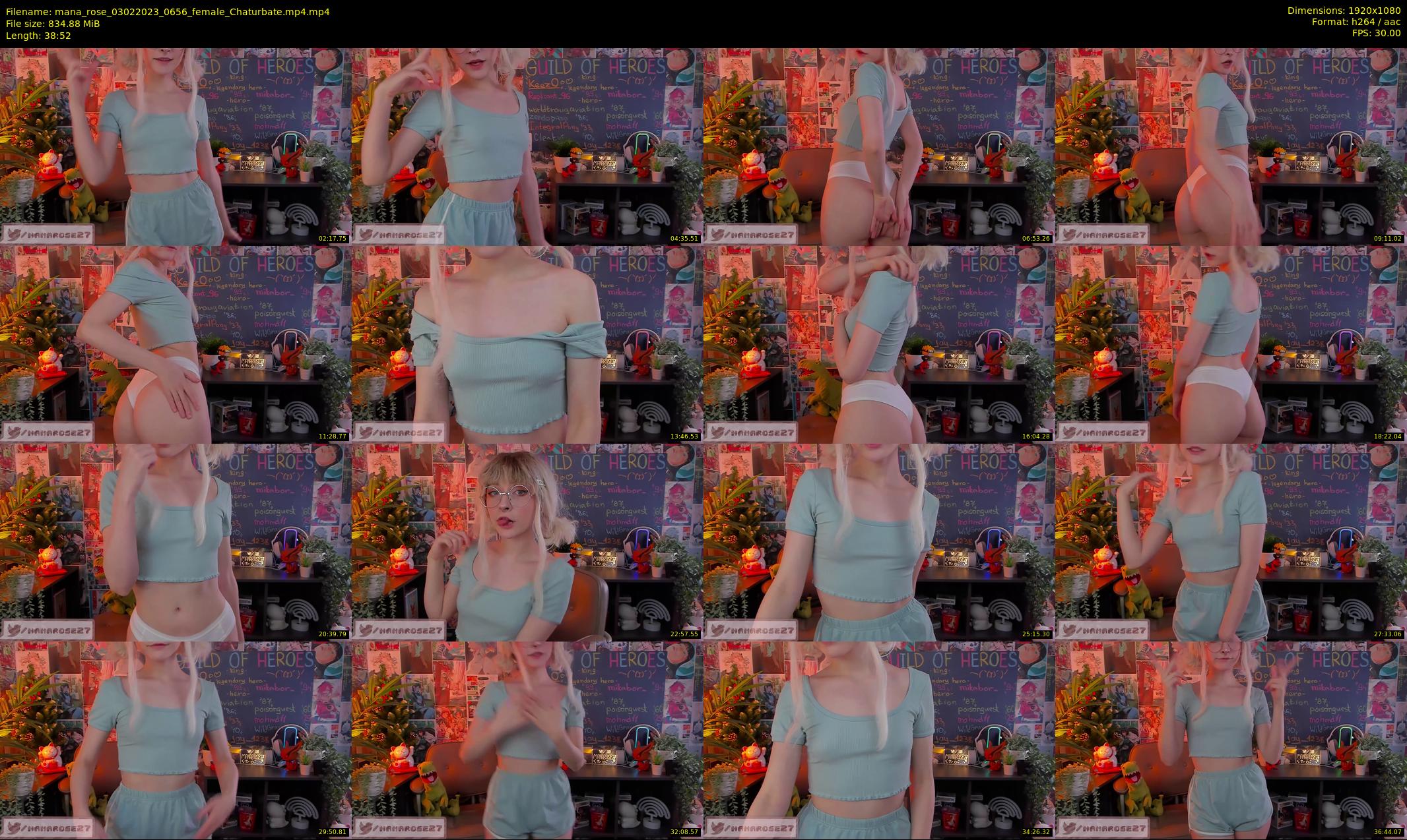 mana_rose — 39 minute Chaturbate female cam show recording, 1080p, Feb 3, 2023