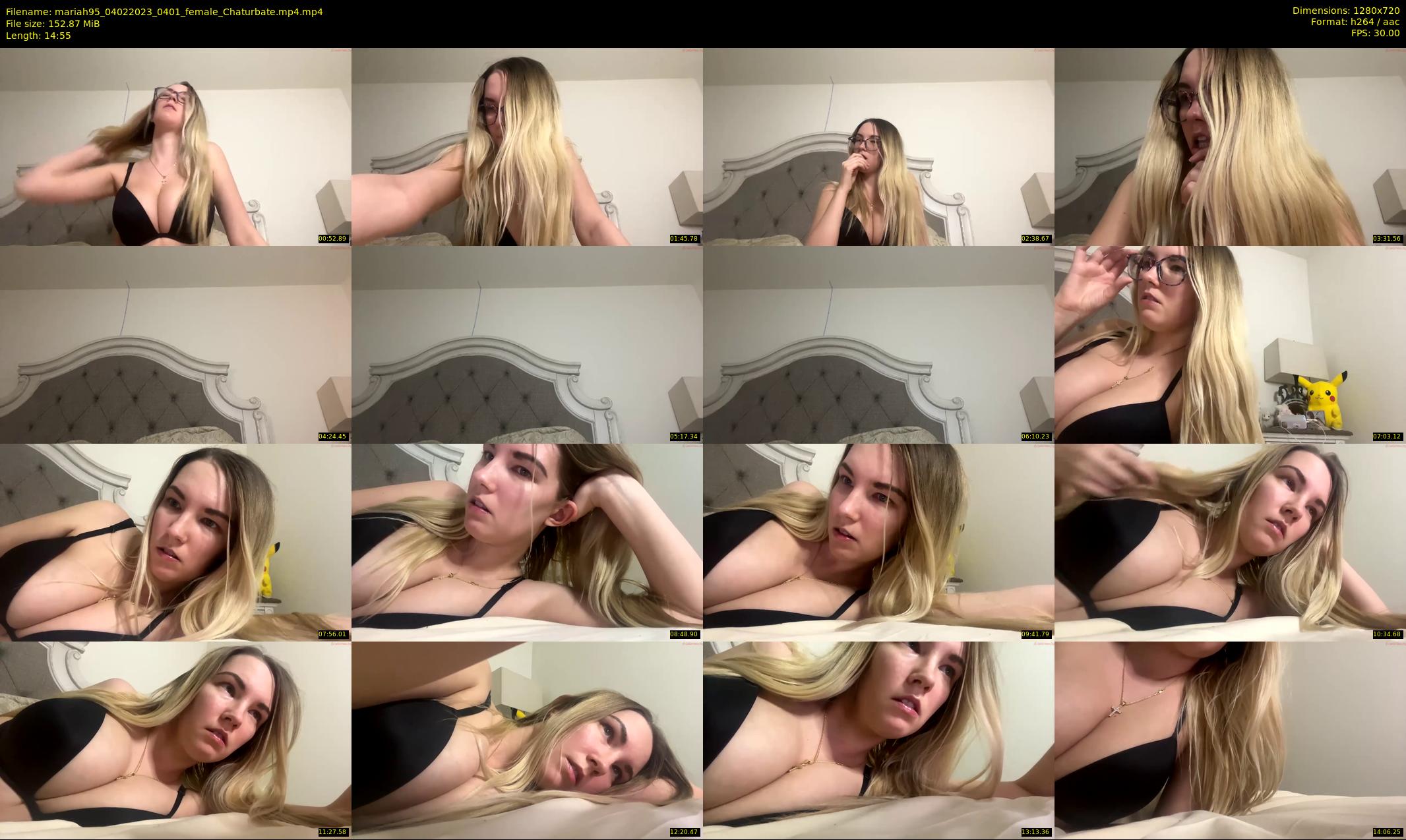 mariah95 — 15 minute Chaturbate female cam show recording, 720p, Feb 4, 2023