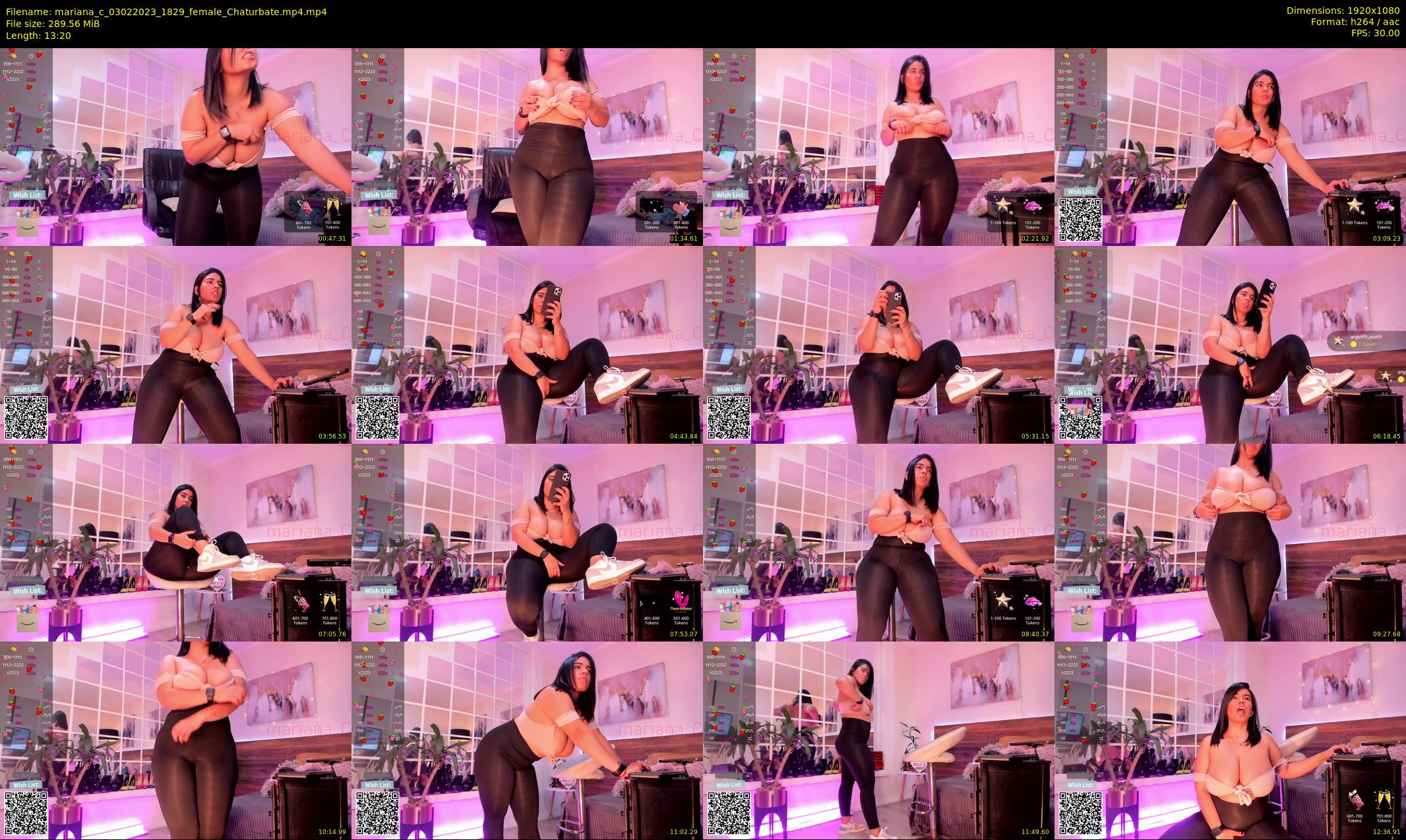 mariana_c — 14 minute Chaturbate female cam show recording, 1080p, Feb 3, 2023