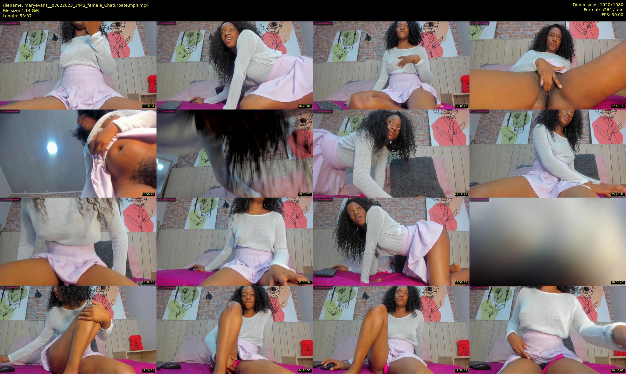 maryevans_ — 54 minute Chaturbate female cam show recording, 1080p, Feb 3, 2023