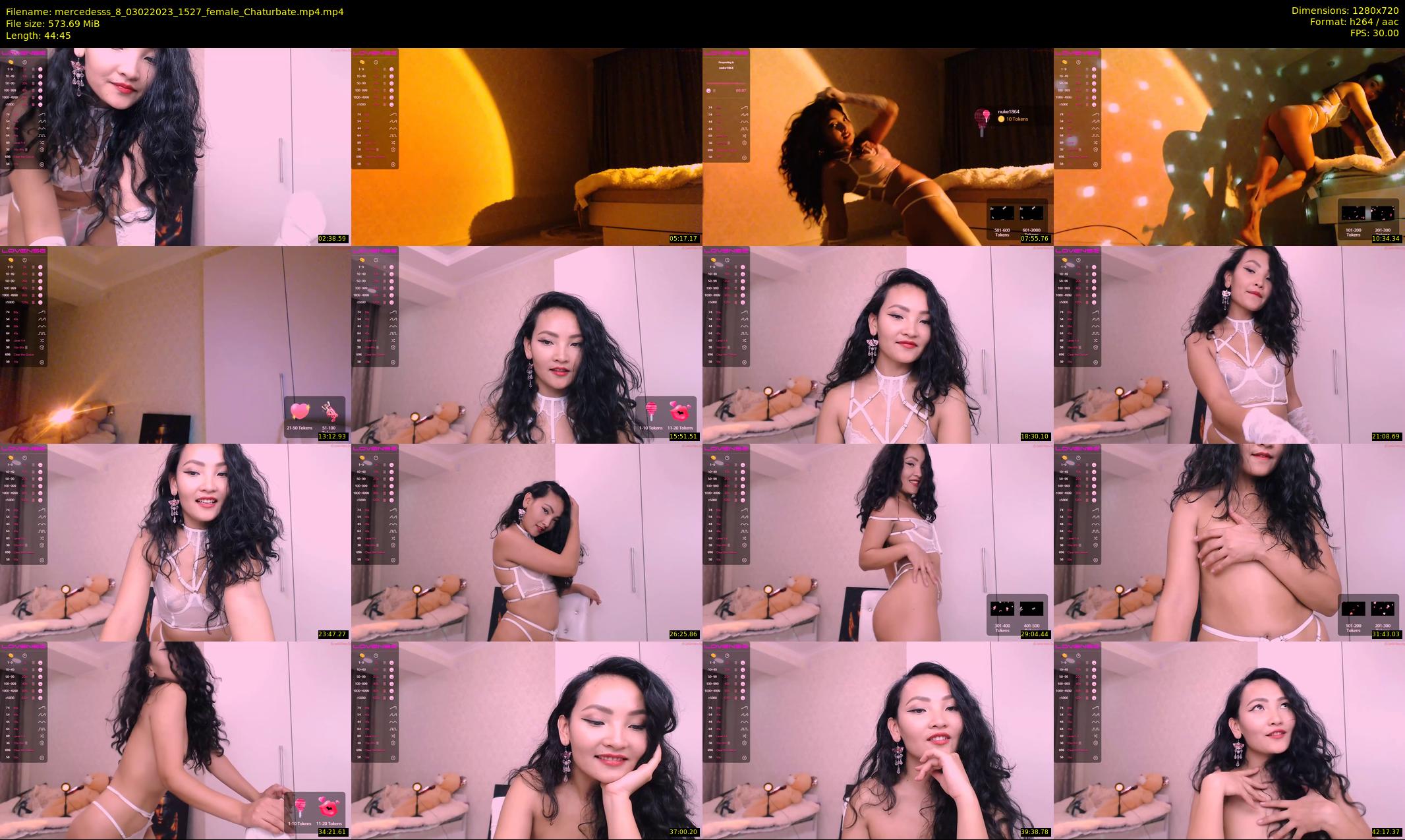 mercedesss_8 — 45 minute Chaturbate female cam show recording, 720p, Feb 3, 2023