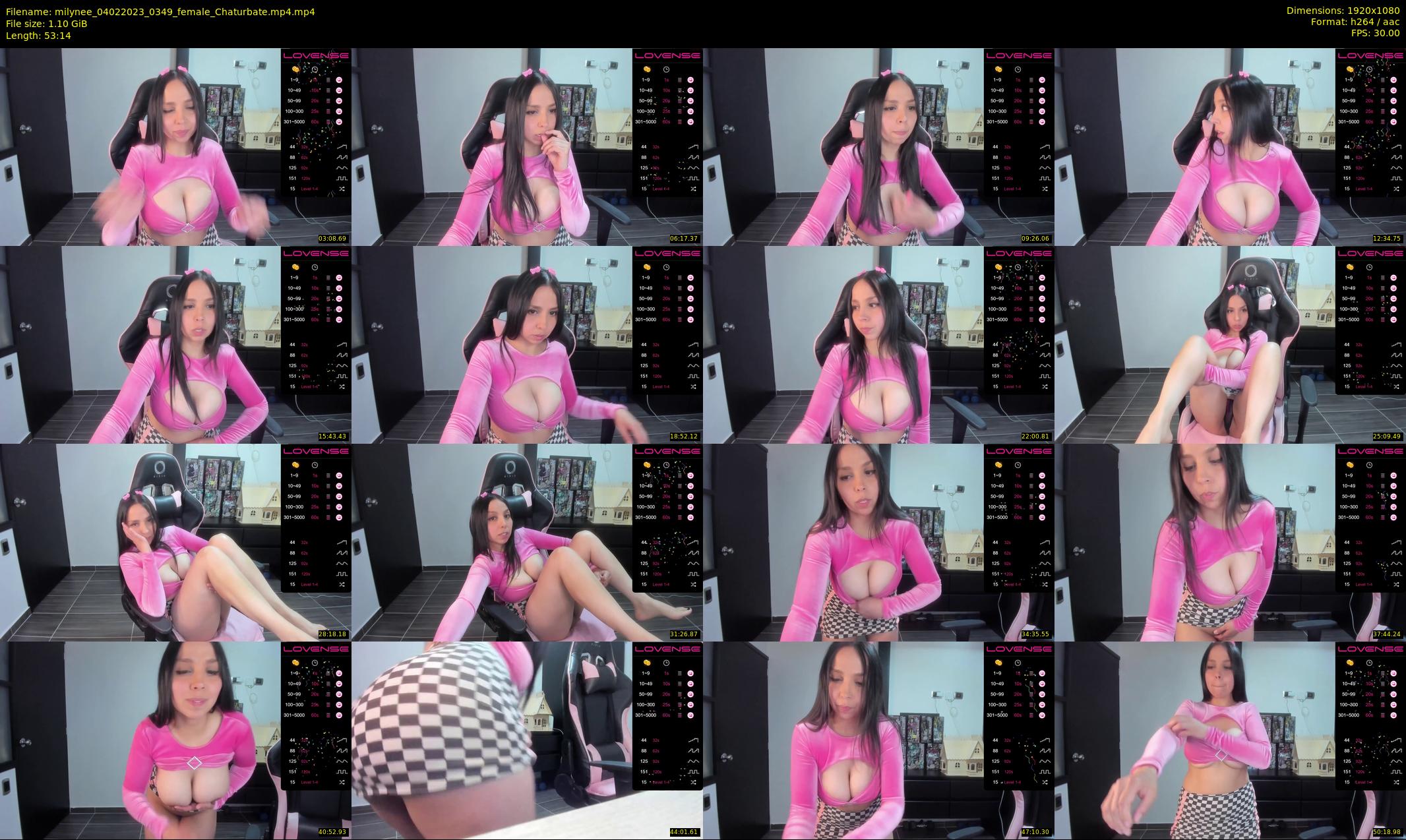 milynee — 54 minute Chaturbate female cam show recording, 1080p, Feb 4, 2023