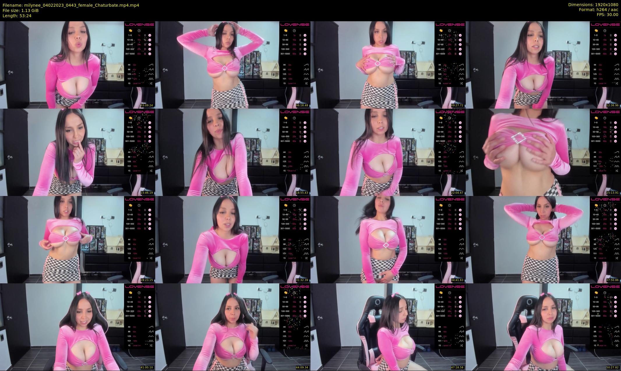 milynee — 54 minute Chaturbate female cam show recording, 1080p, Feb 4, 2023