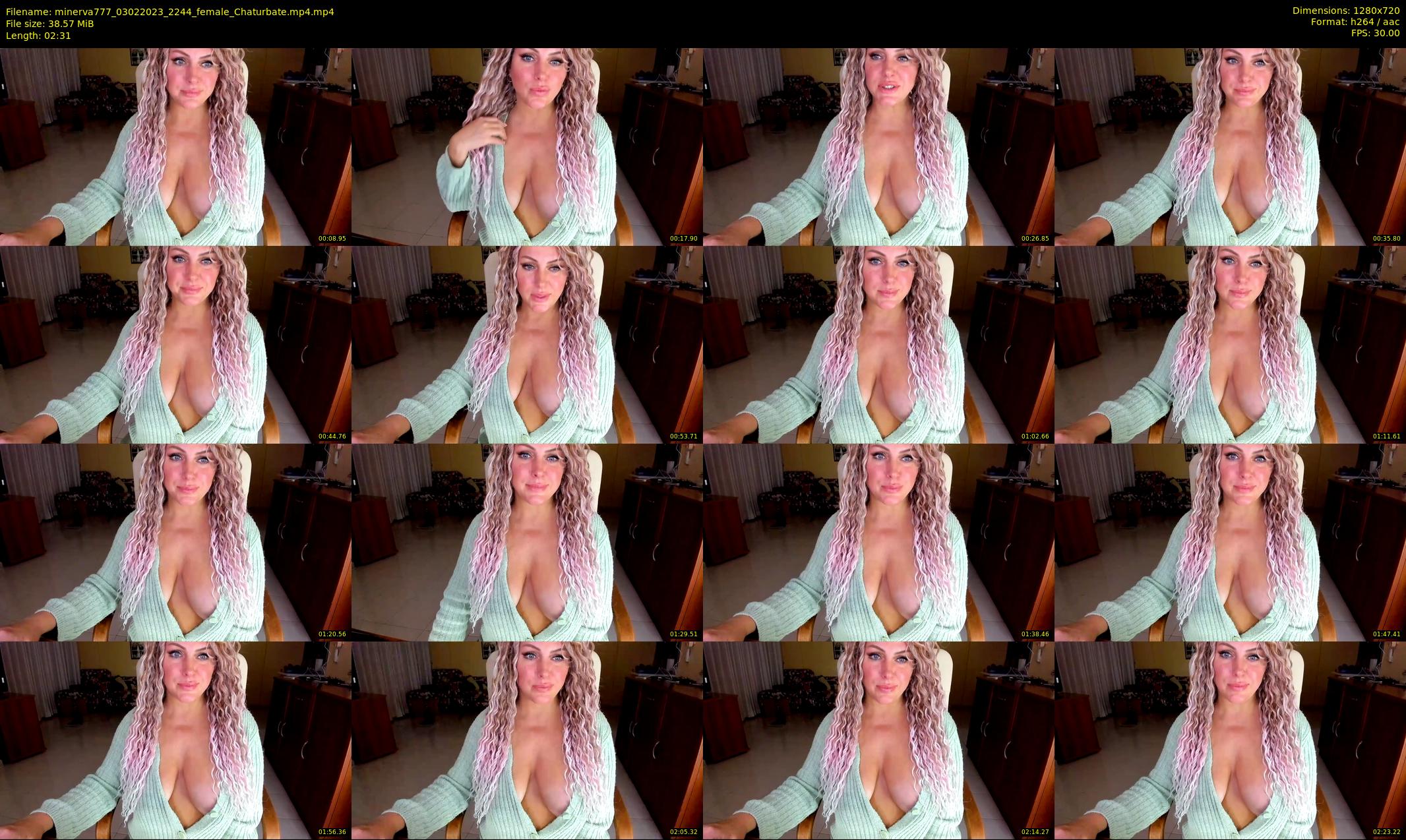 minerva777 — 3 minute Chaturbate female cam show recording, 720p, Feb 3, 2023