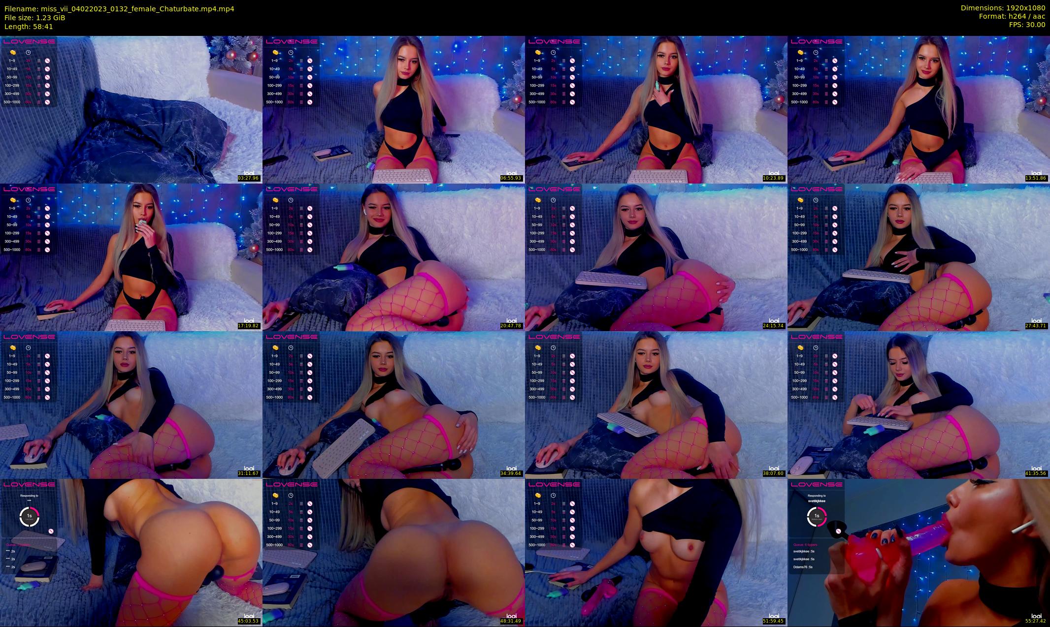miss_vii — 59 minute Chaturbate female cam show recording, 1080p, Feb 4, 2023