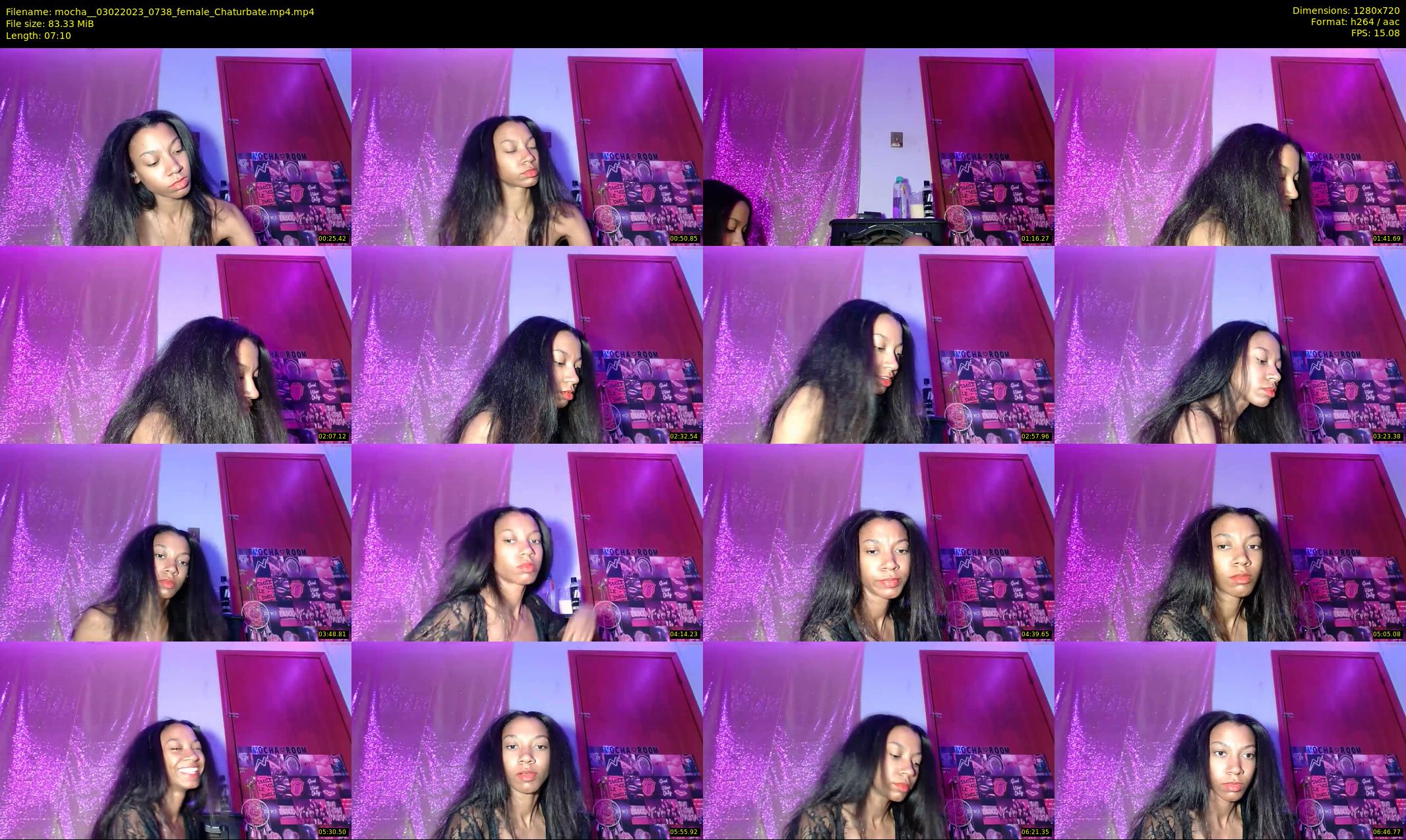 mocha_ — 8 minute Chaturbate female cam show recording, 720p, Feb 3, 2023