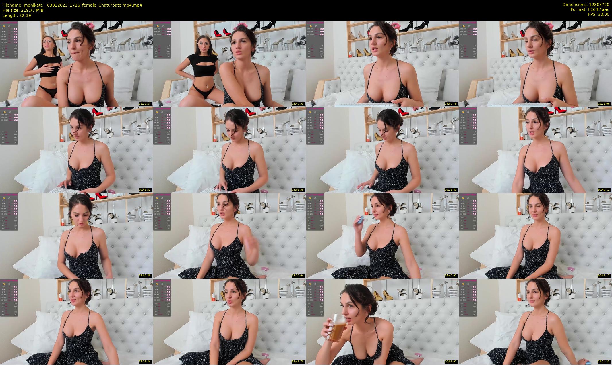 monikate_ — 23 minute Chaturbate couple cam show recording, 720p, Feb 3, 2023
