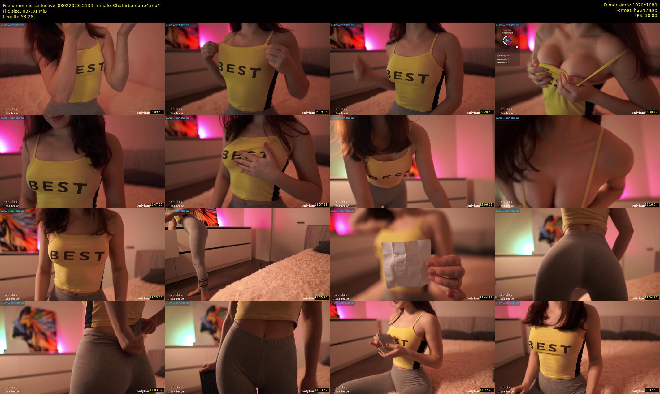 ms_seductive — 54 minute Chaturbate female cam show recording, 1080p, Feb 3, 2023