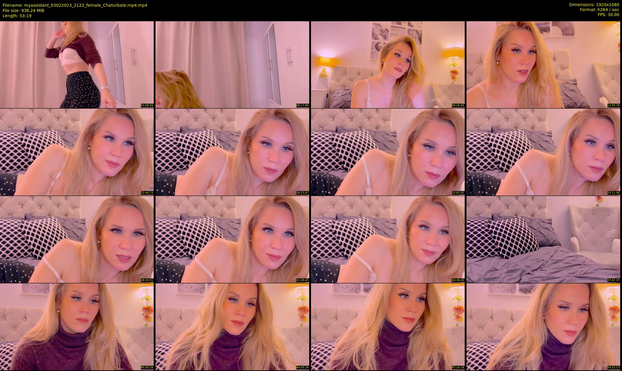 myassistant — 54 minute Chaturbate female cam show recording, 1080p, Feb 3, 2023