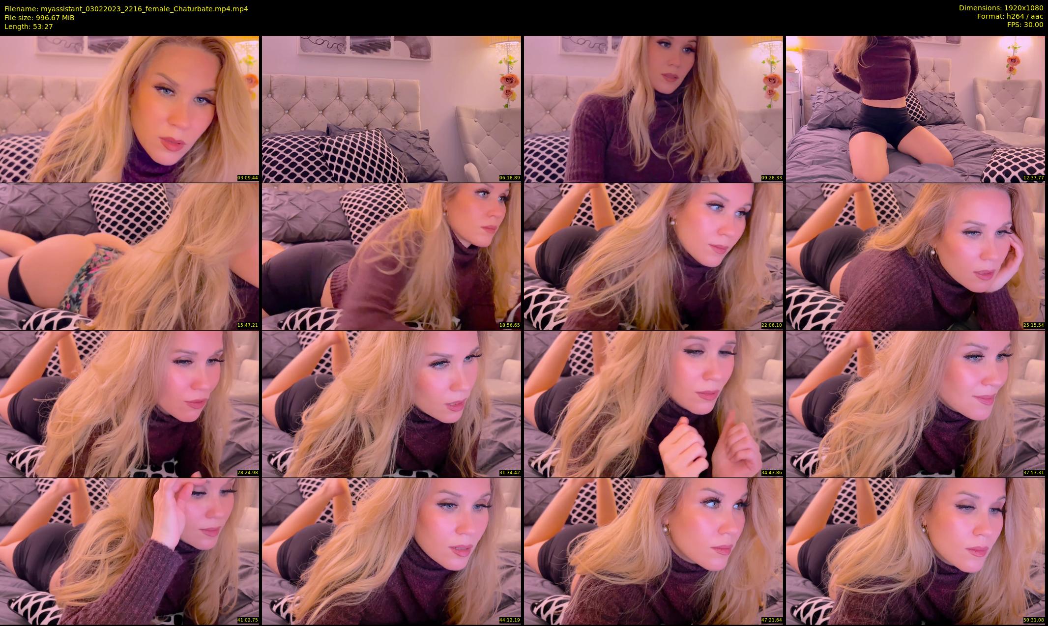 myassistant — 54 minute Chaturbate female cam show recording, 1080p, Feb 3, 2023