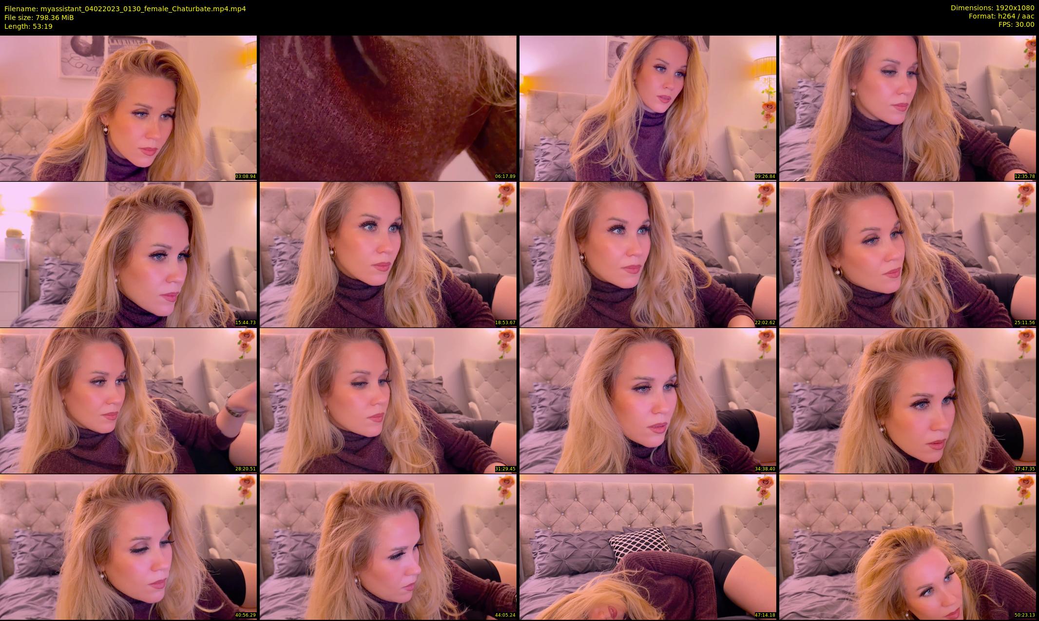 myassistant — 54 minute Chaturbate female cam show recording, 1080p, Feb 4, 2023