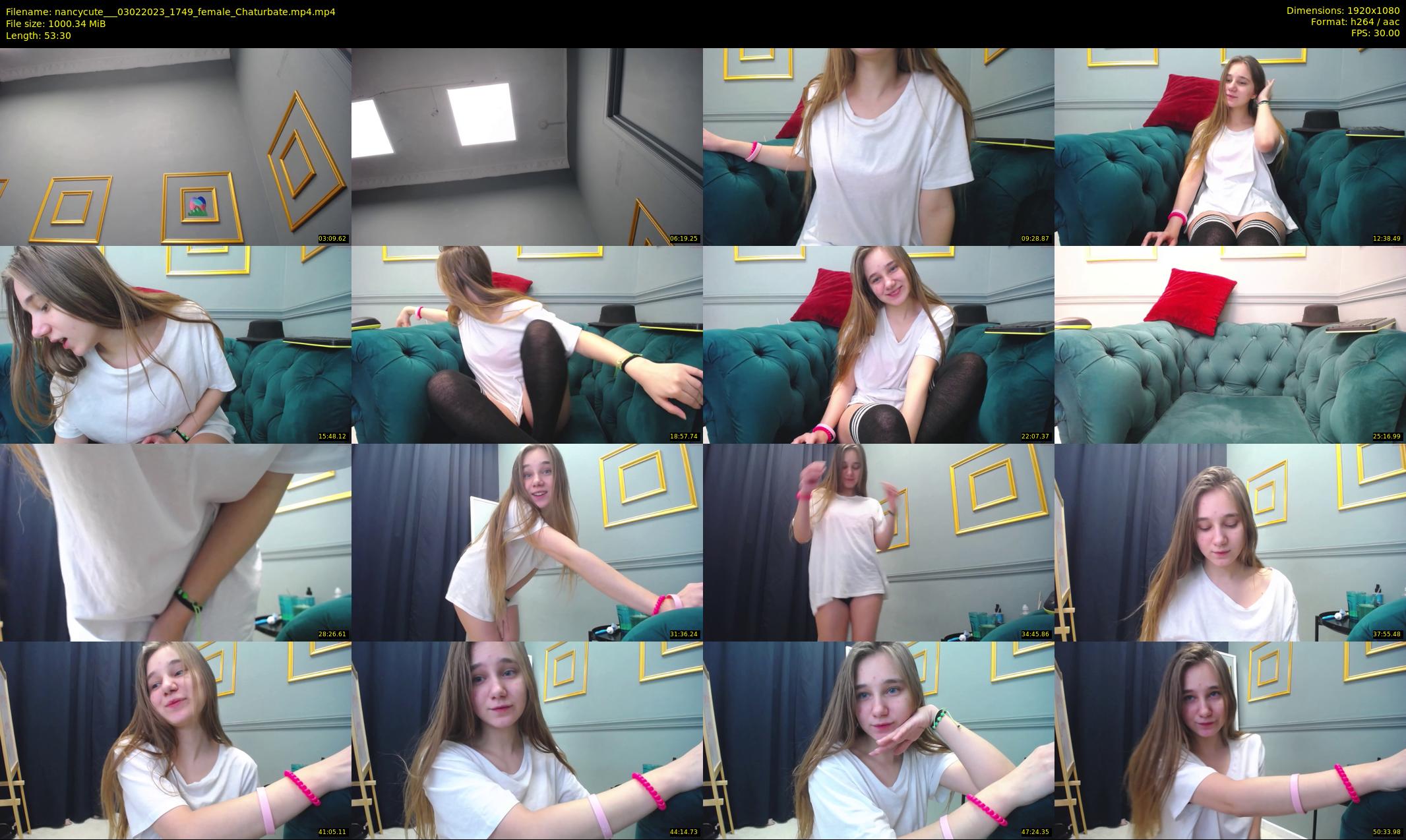 nancycute__ — 54 minute Chaturbate female cam show recording, 1080p, Feb 3, 2023