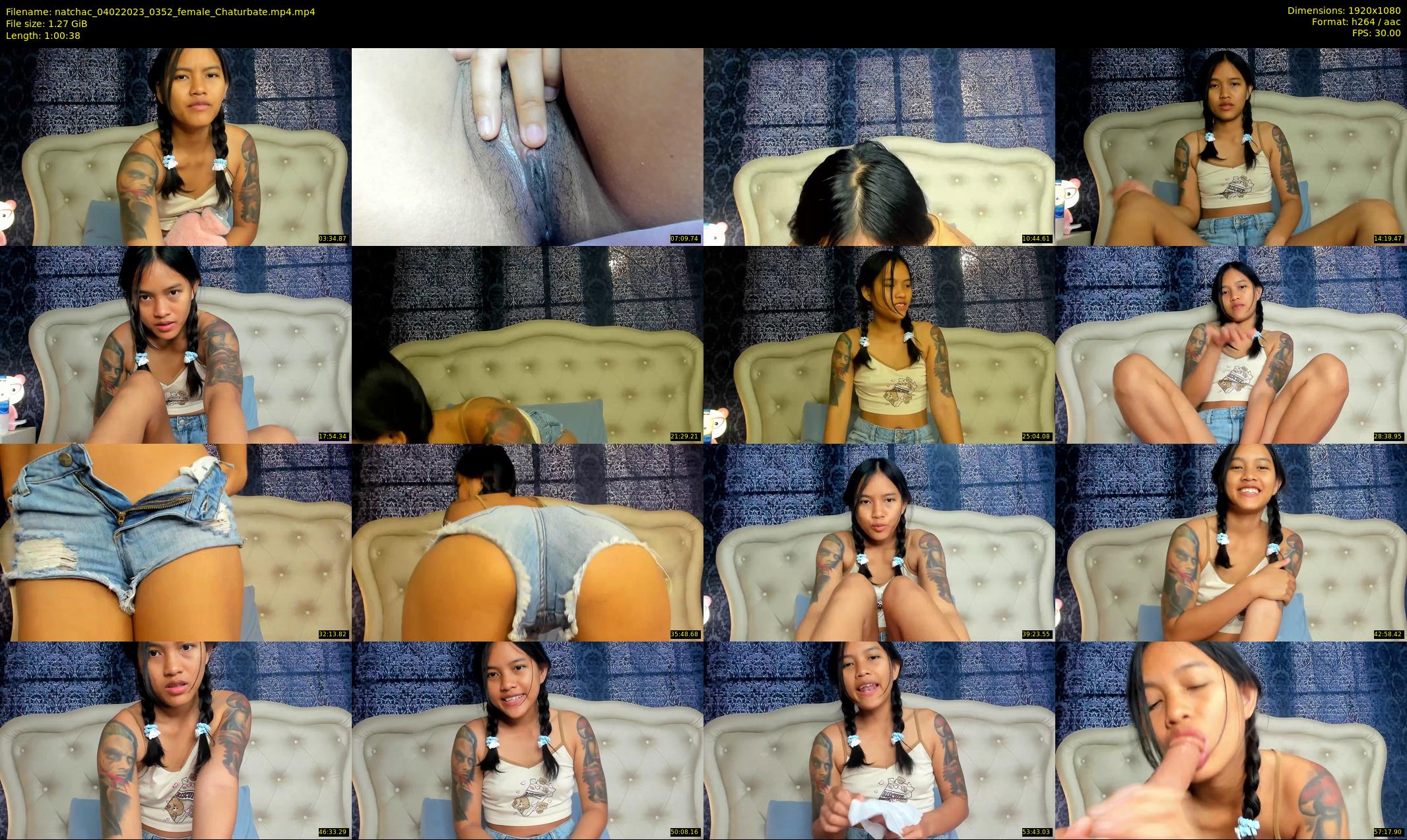 natchac — 61 minute Chaturbate female cam show recording, 1080p, Feb 4, 2023
