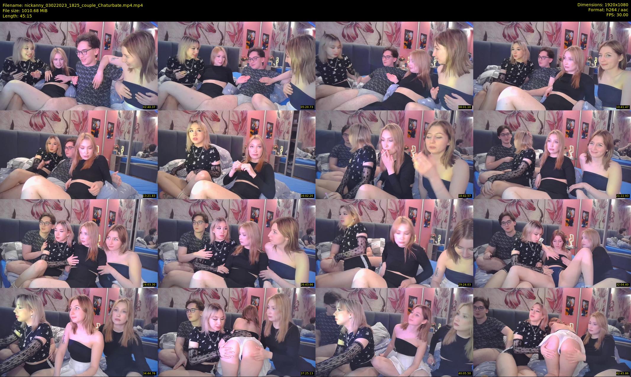 nickanny — 46 minute Chaturbate couple cam show recording, 1080p, Feb 3, 2023
