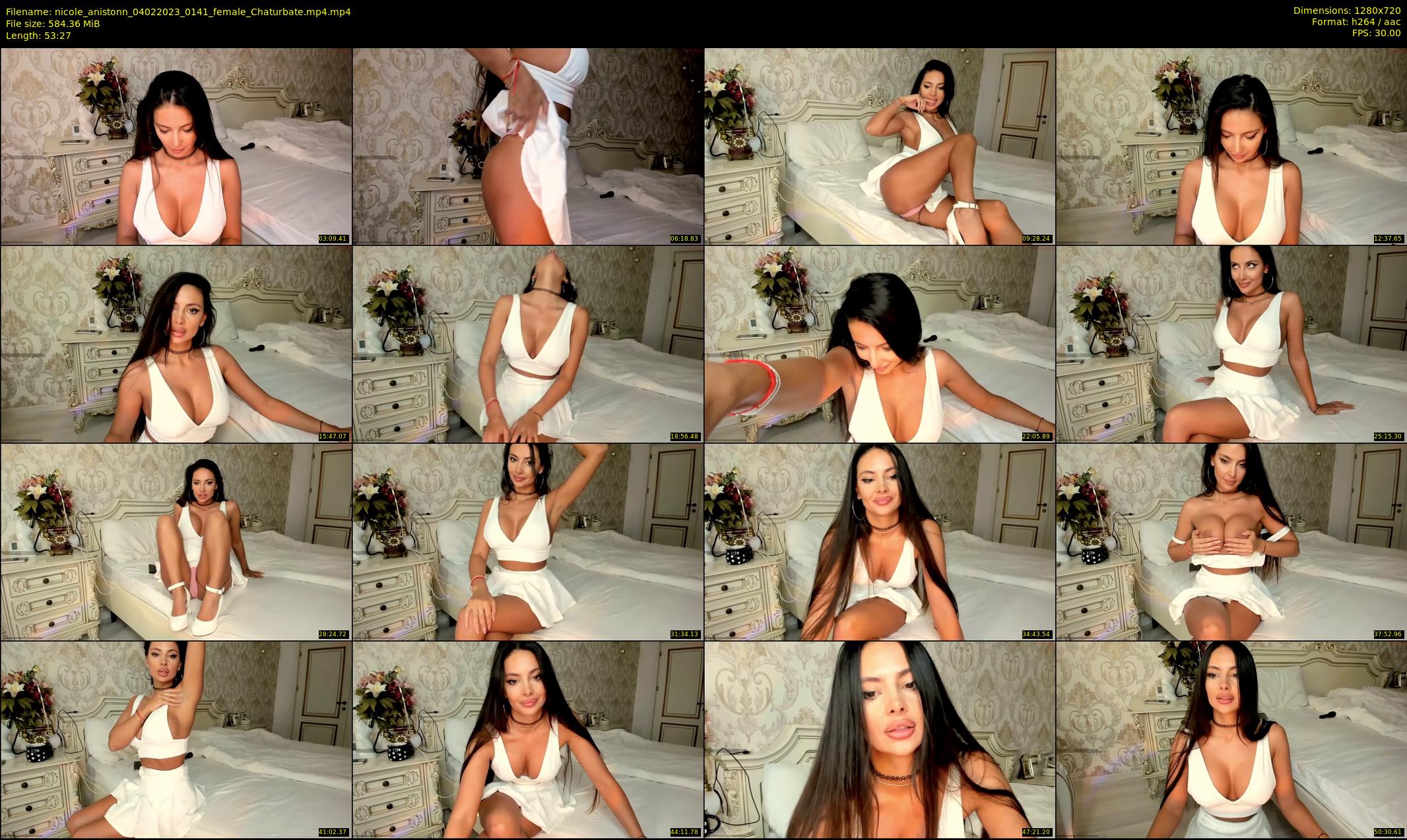 nicole_anistonn — 54 minute Chaturbate female cam show recording, 720p, Feb 4, 2023