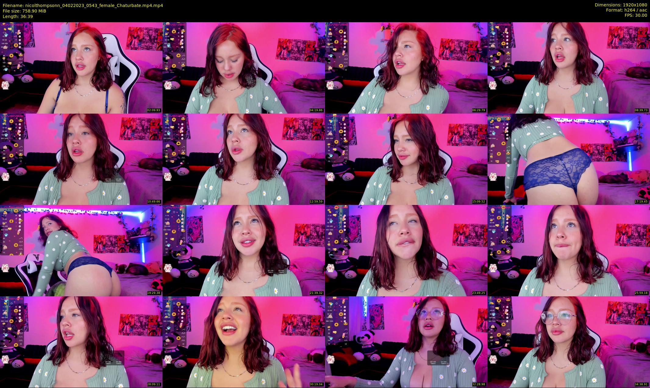 nicolthompsonn — 37 minute Chaturbate female cam show recording, 1080p, Feb 4, 2023