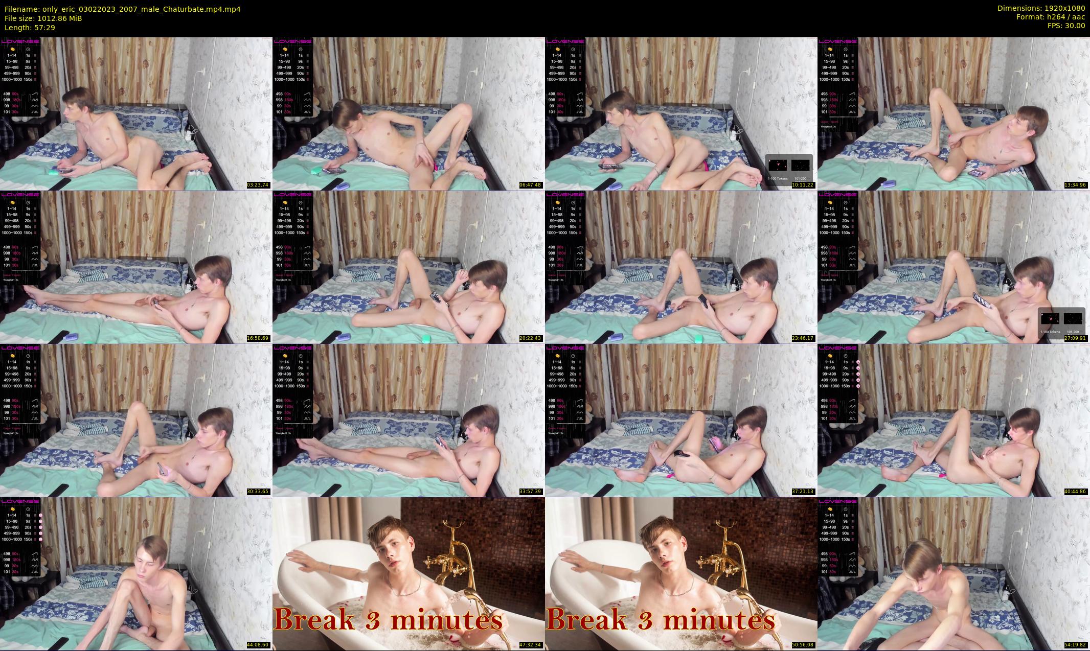 only_eric — 58 minute Chaturbate male cam show recording, 1080p, Feb 3, 2023