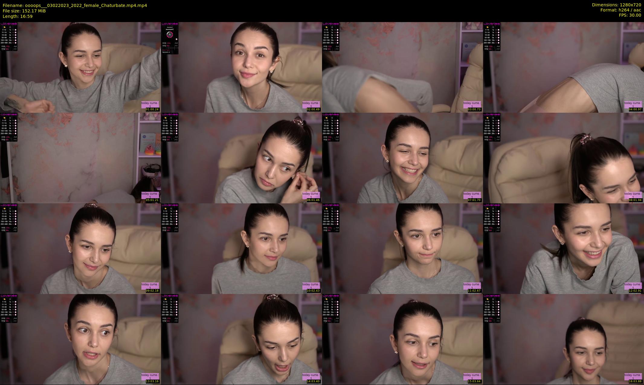 oooops__ — 17 minute Chaturbate female cam show recording, 720p, Feb 3, 2023