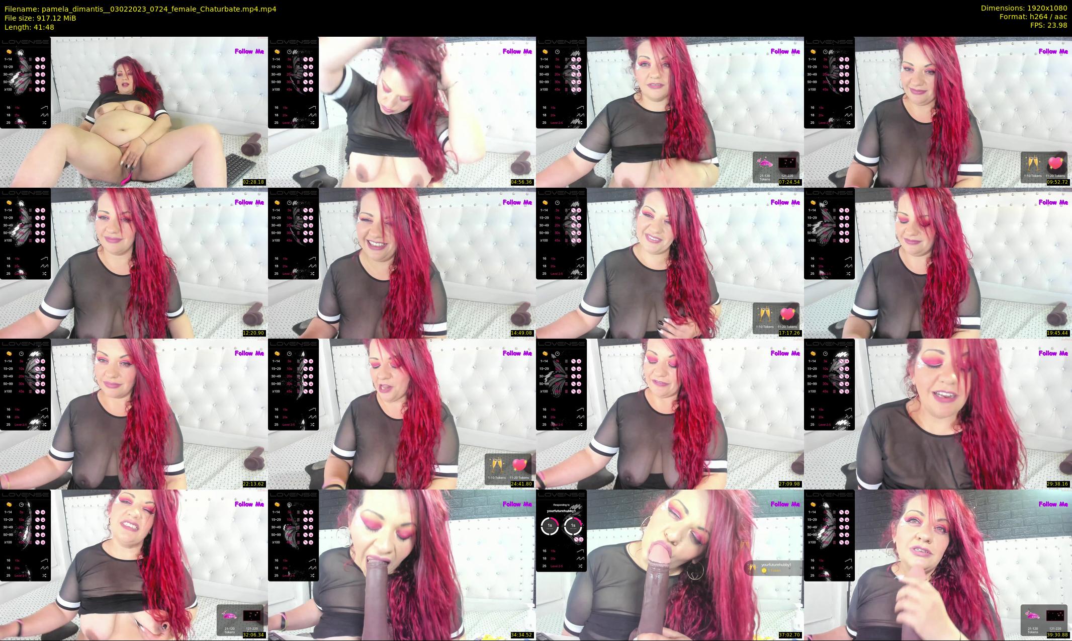pamela_dimantis_ — 42 minute Chaturbate female cam show recording, 1080p, Feb 3, 2023