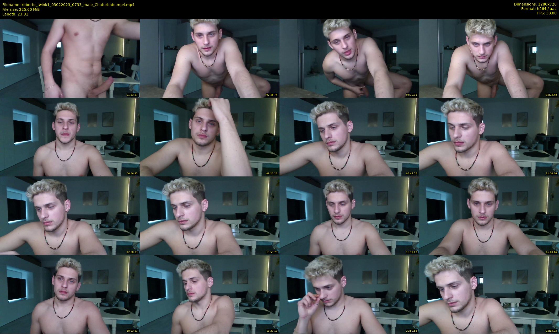 roberto_twink1 — 24 minute Chaturbate male cam show recording, 720p, Feb 3, 2023
