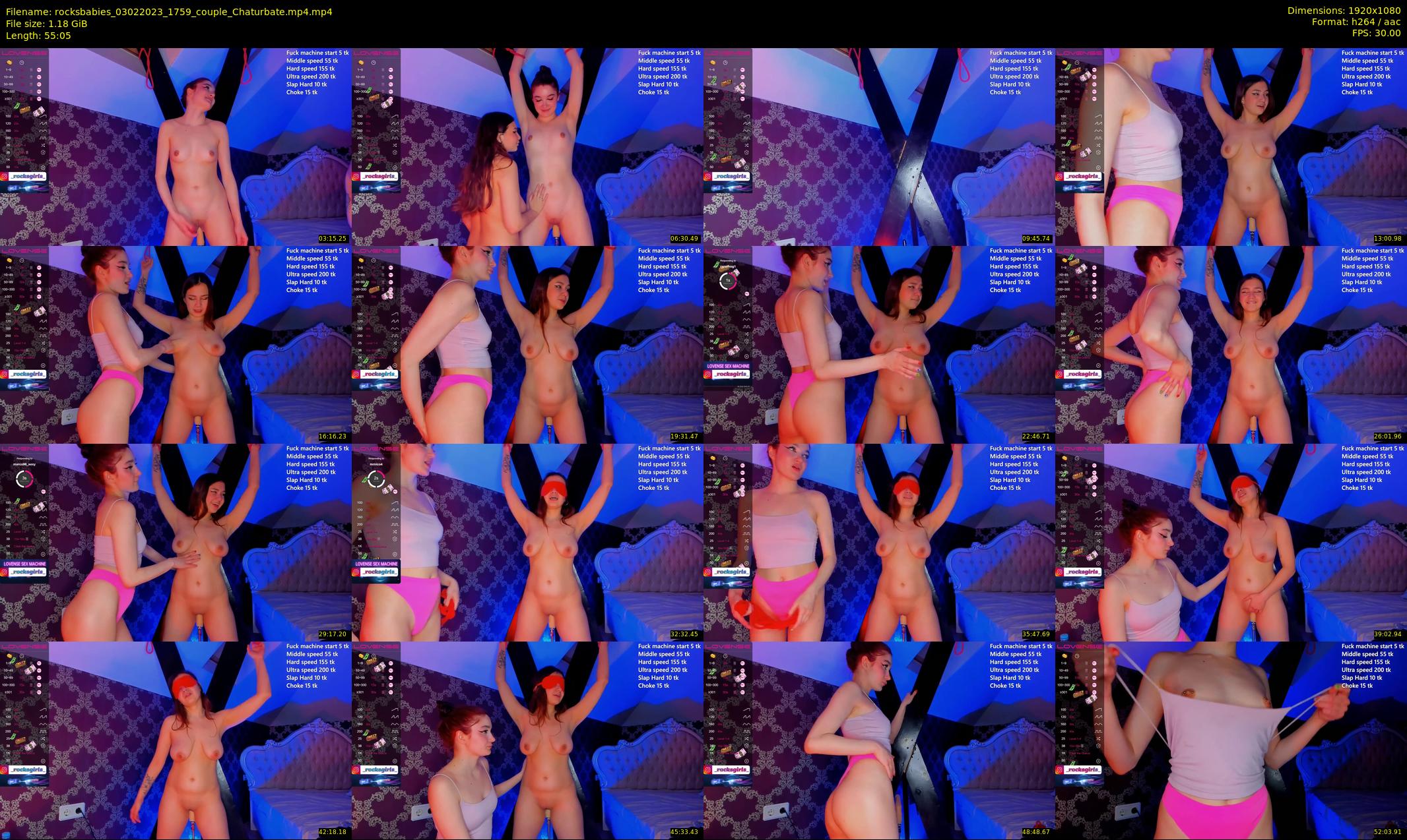rocksbabies — 56 minute Chaturbate female cam show recording, 1080p, Feb 3, 2023